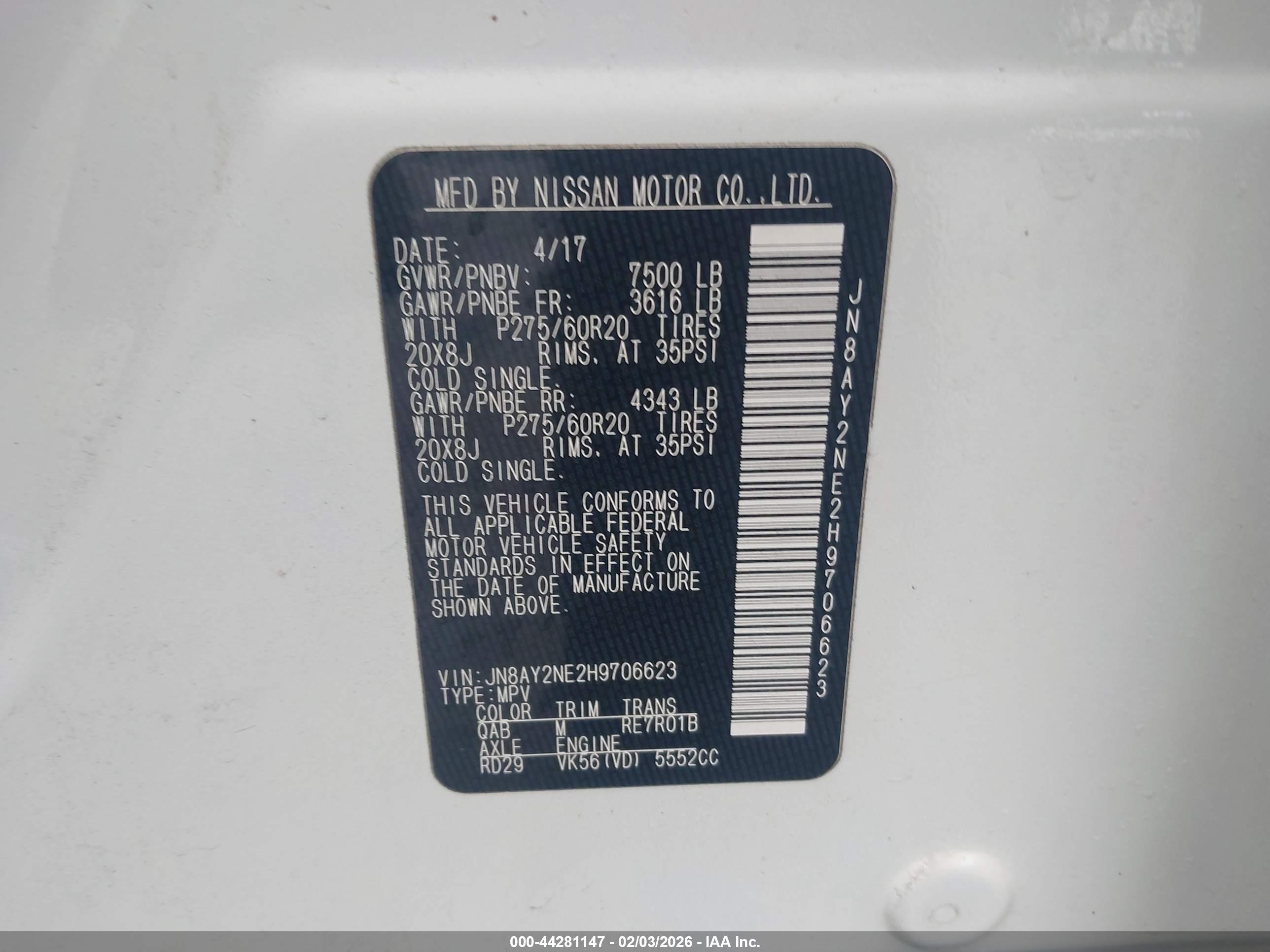 NISSAN ARMADA image 9