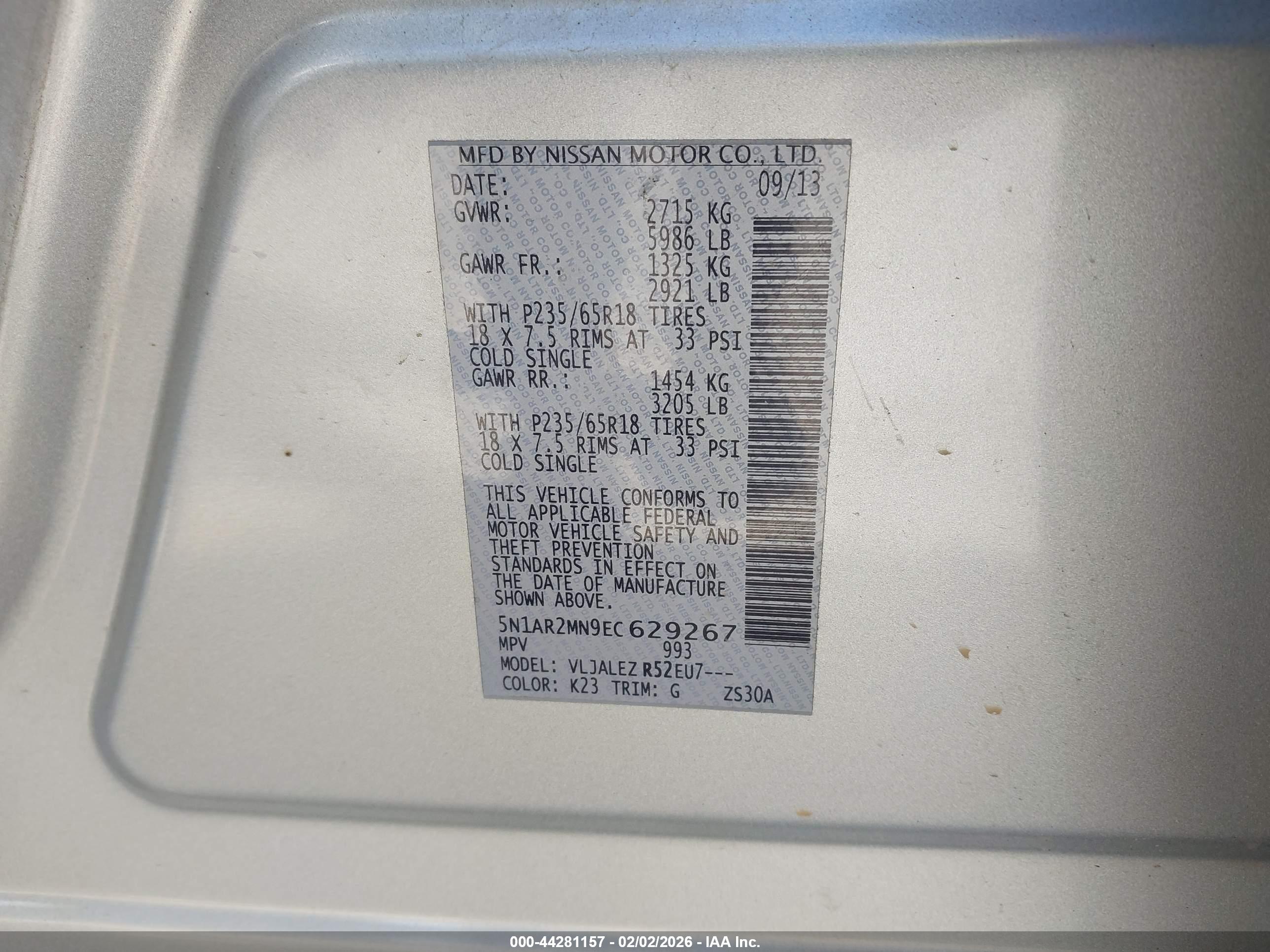 NISSAN PATHFINDER image 9