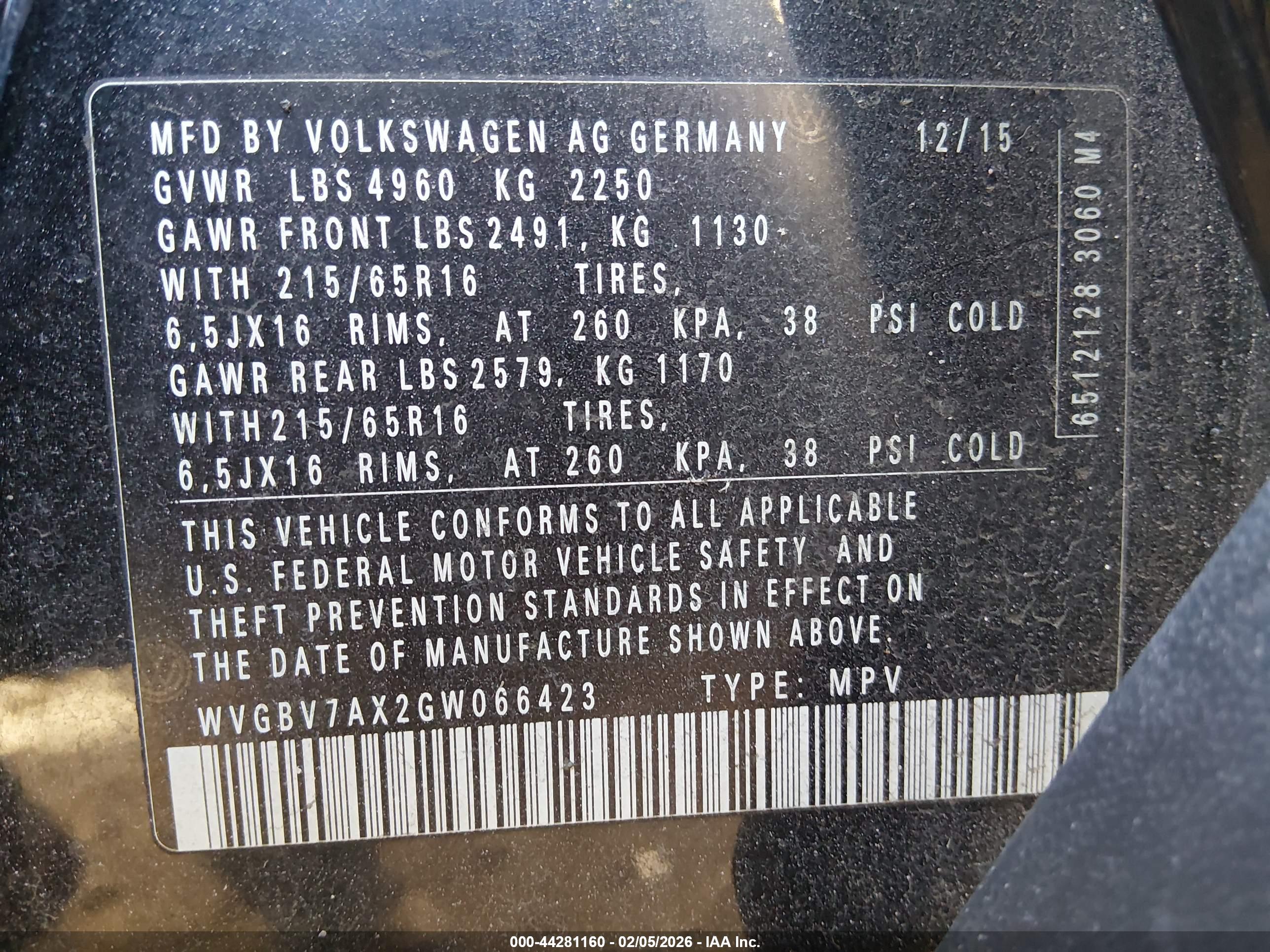 VOLKSWAGEN TIGUAN image 9