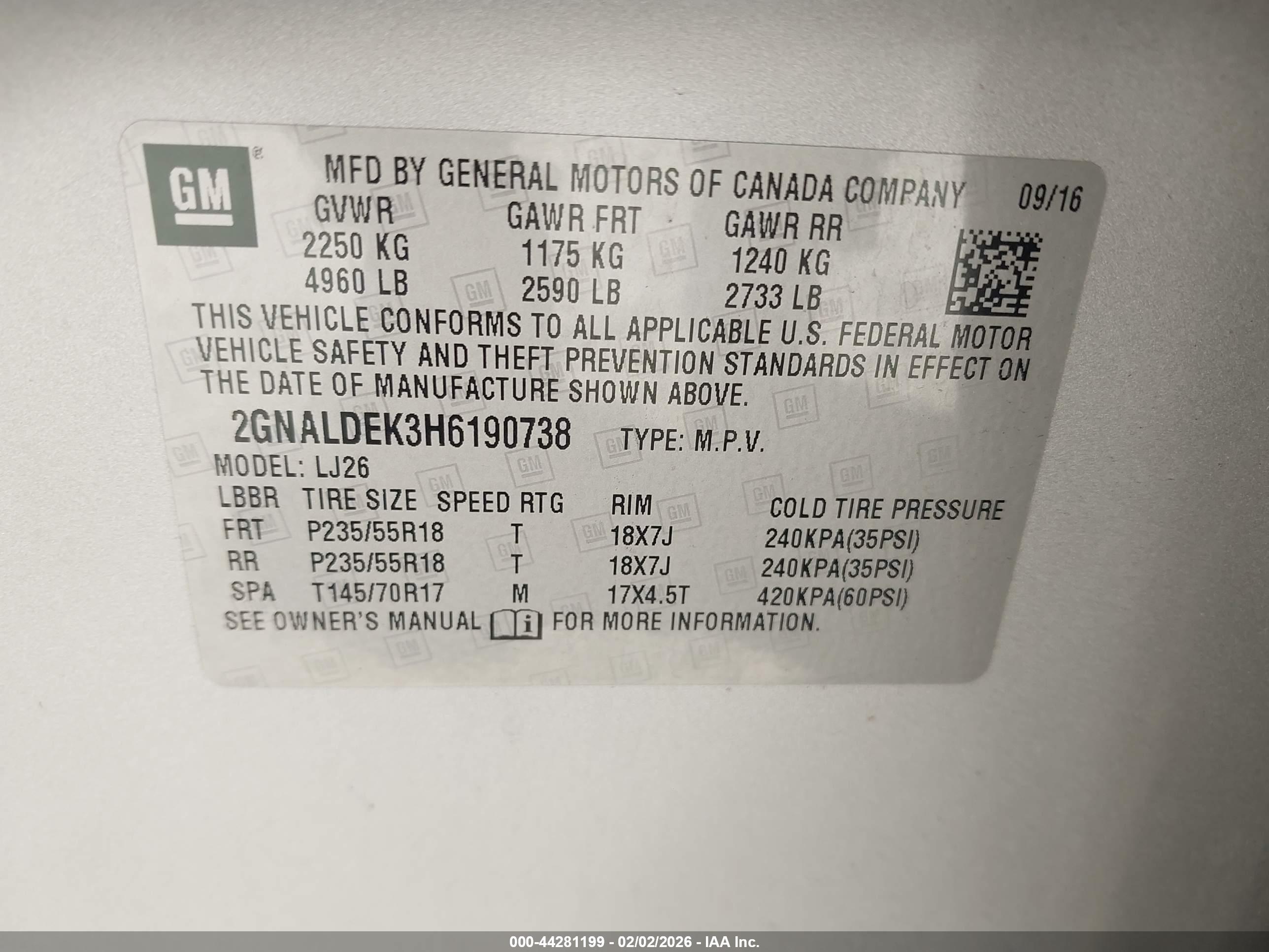 CHEVROLET EQUINOX image 9