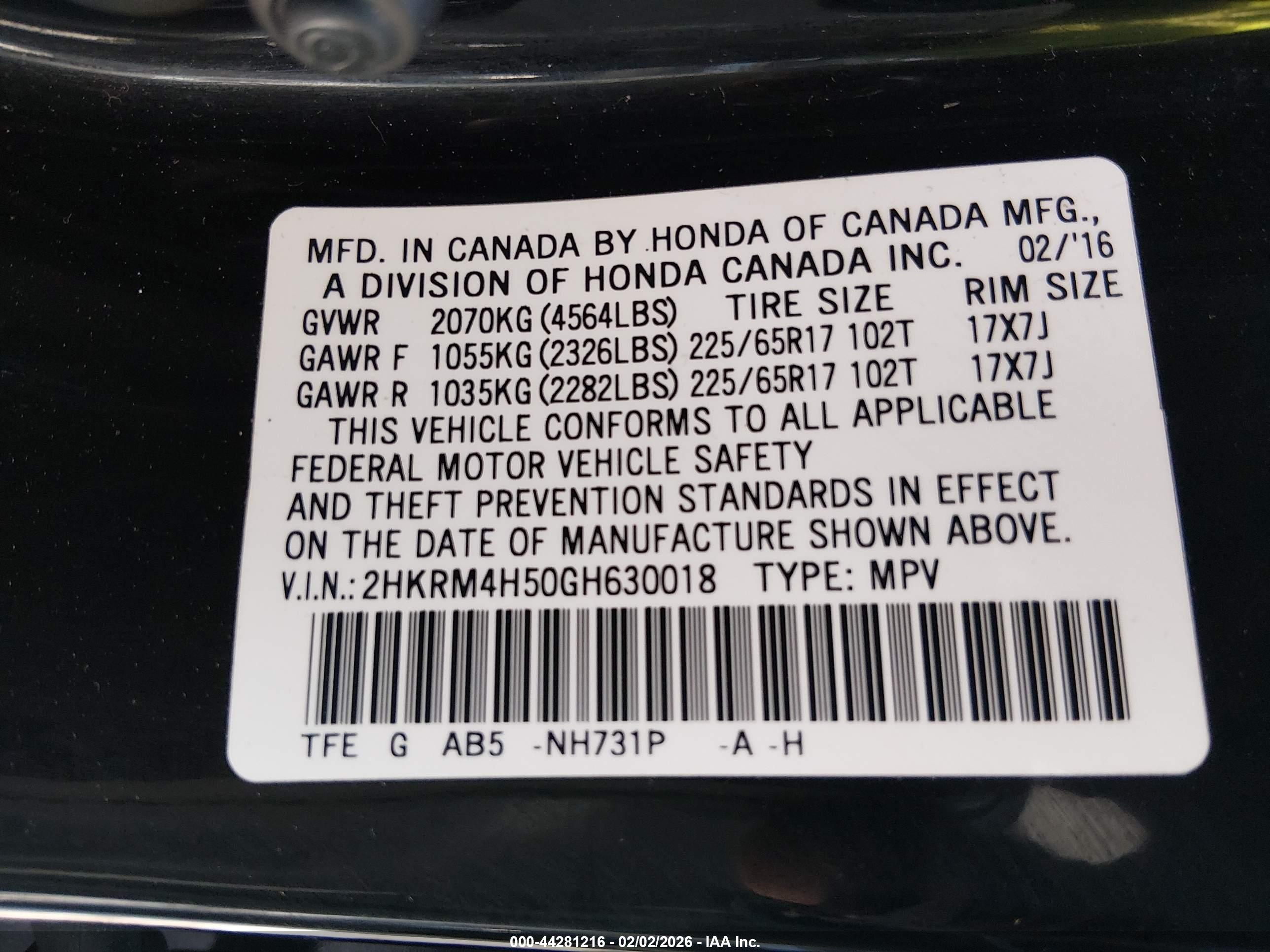 HONDA CR-V image 9