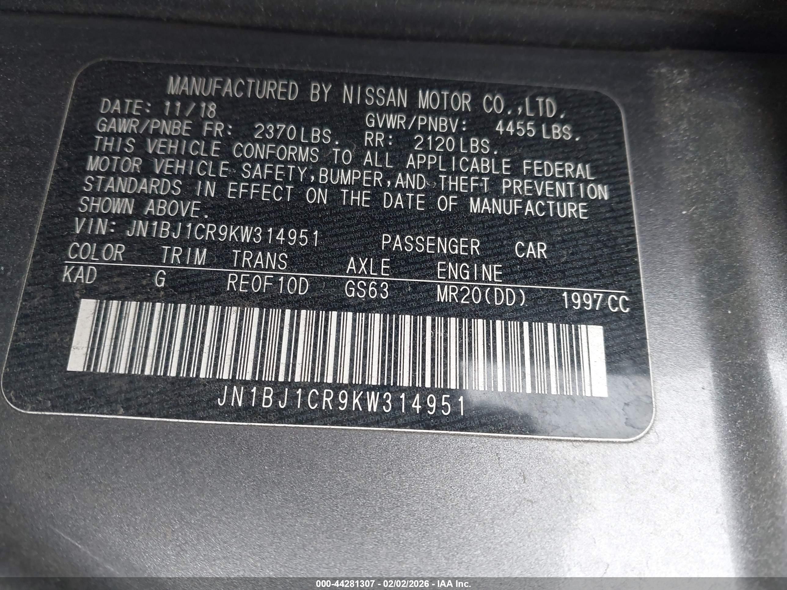 NISSAN ROGUE image 9