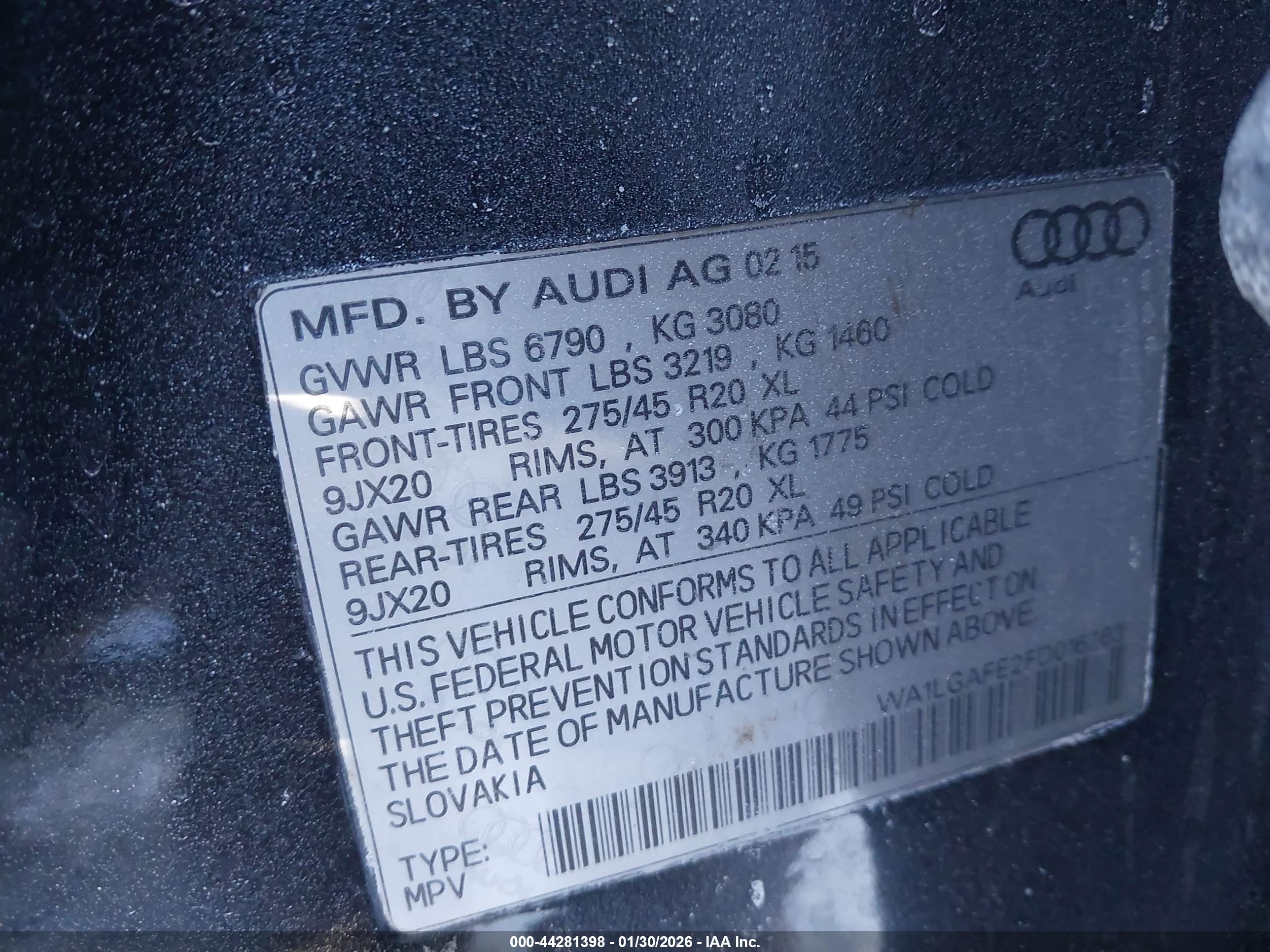 AUDI Q7 image 9