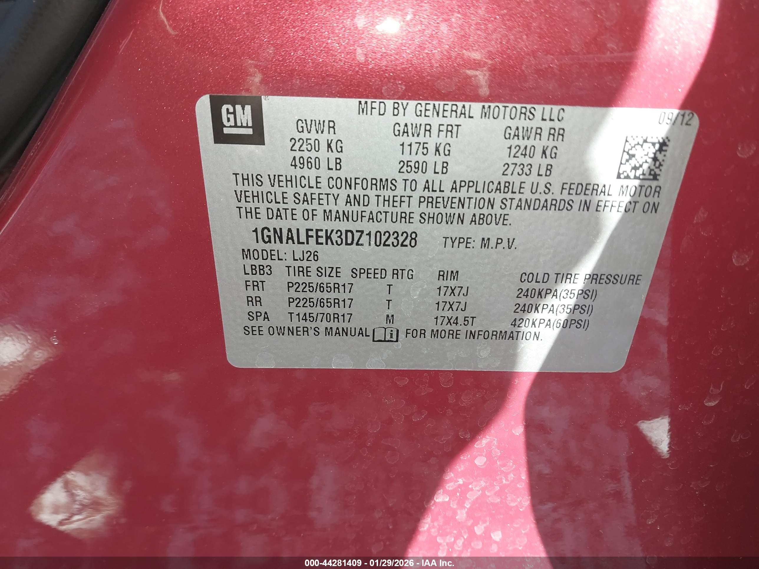 CHEVROLET EQUINOX image 9