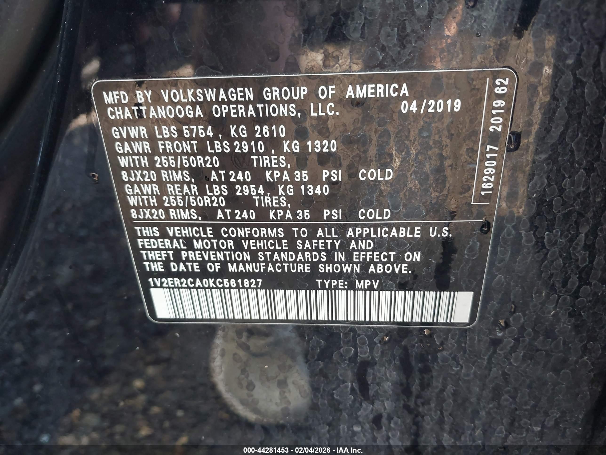VOLKSWAGEN ATLAS image 9