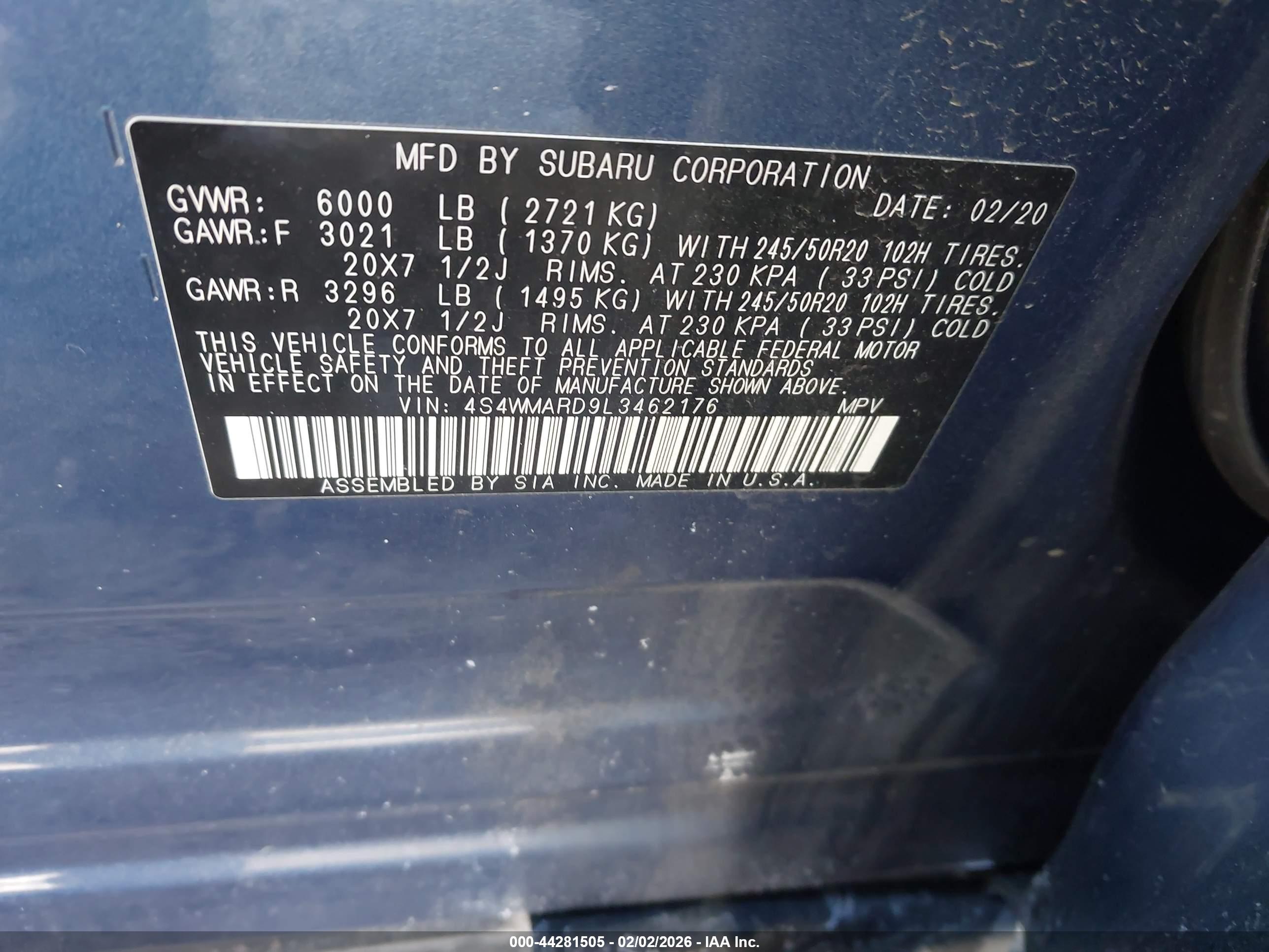 SUBARU ASCENT image 9