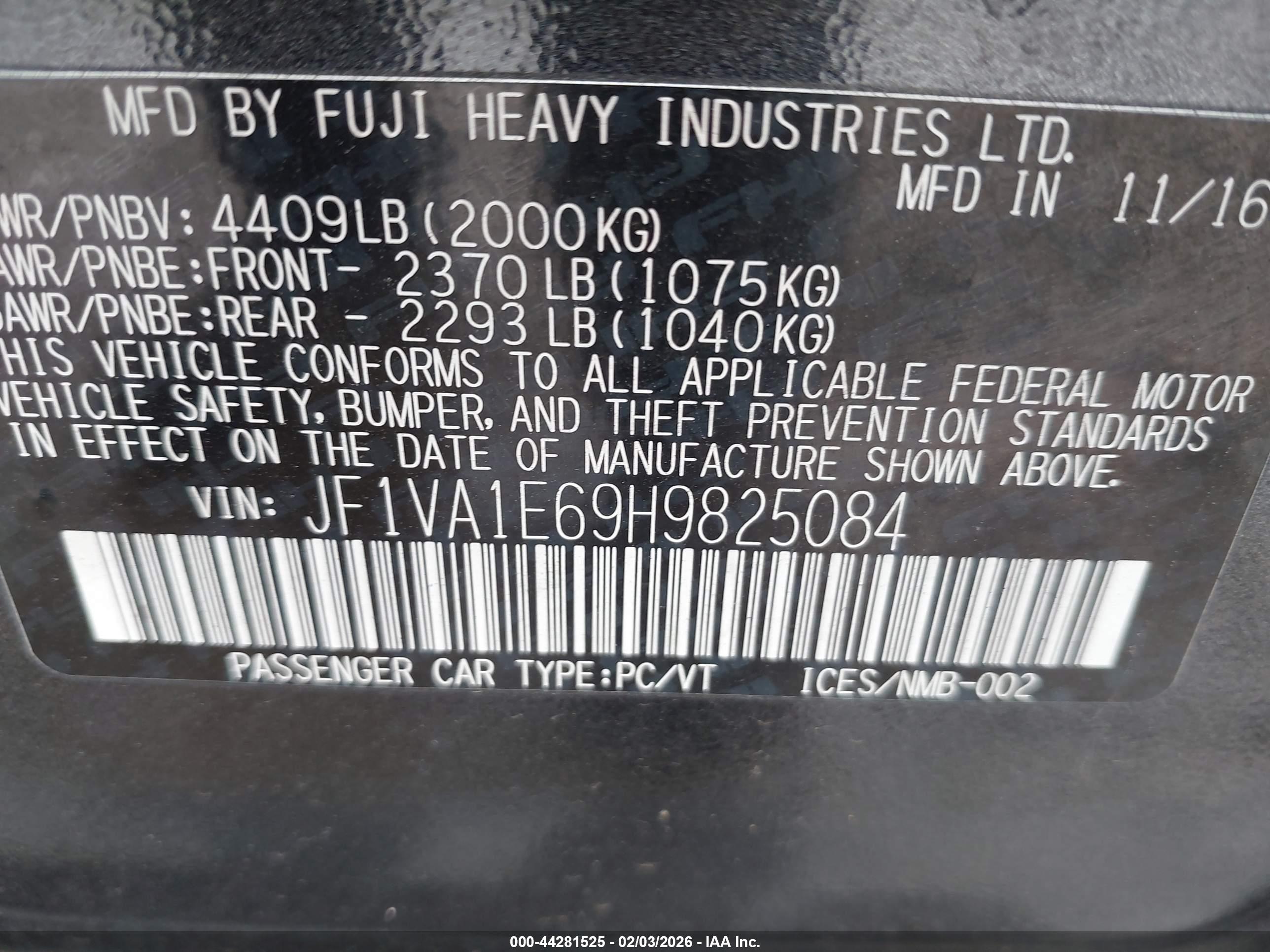 SUBARU WRX image 9