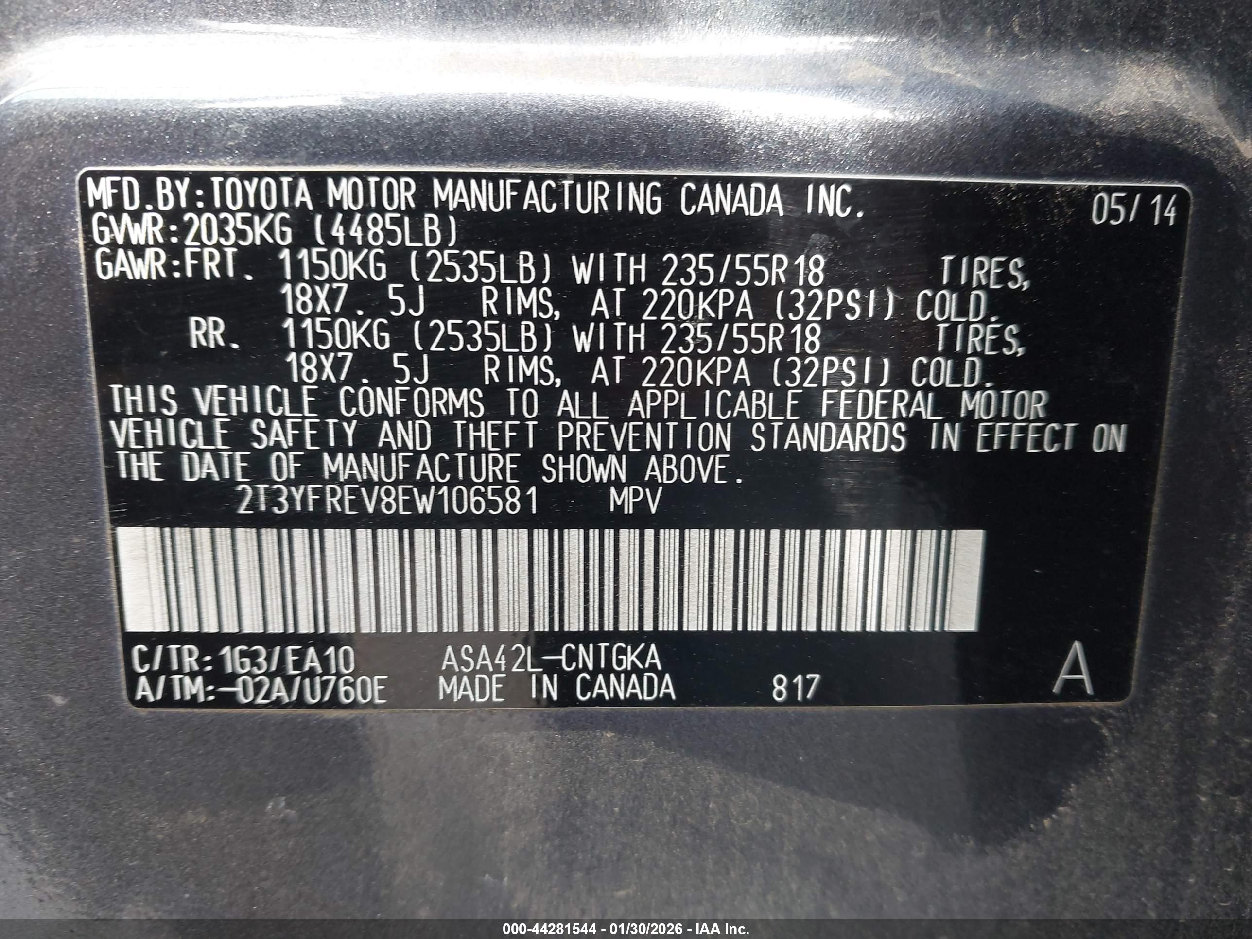 TOYOTA RAV4 image 9
