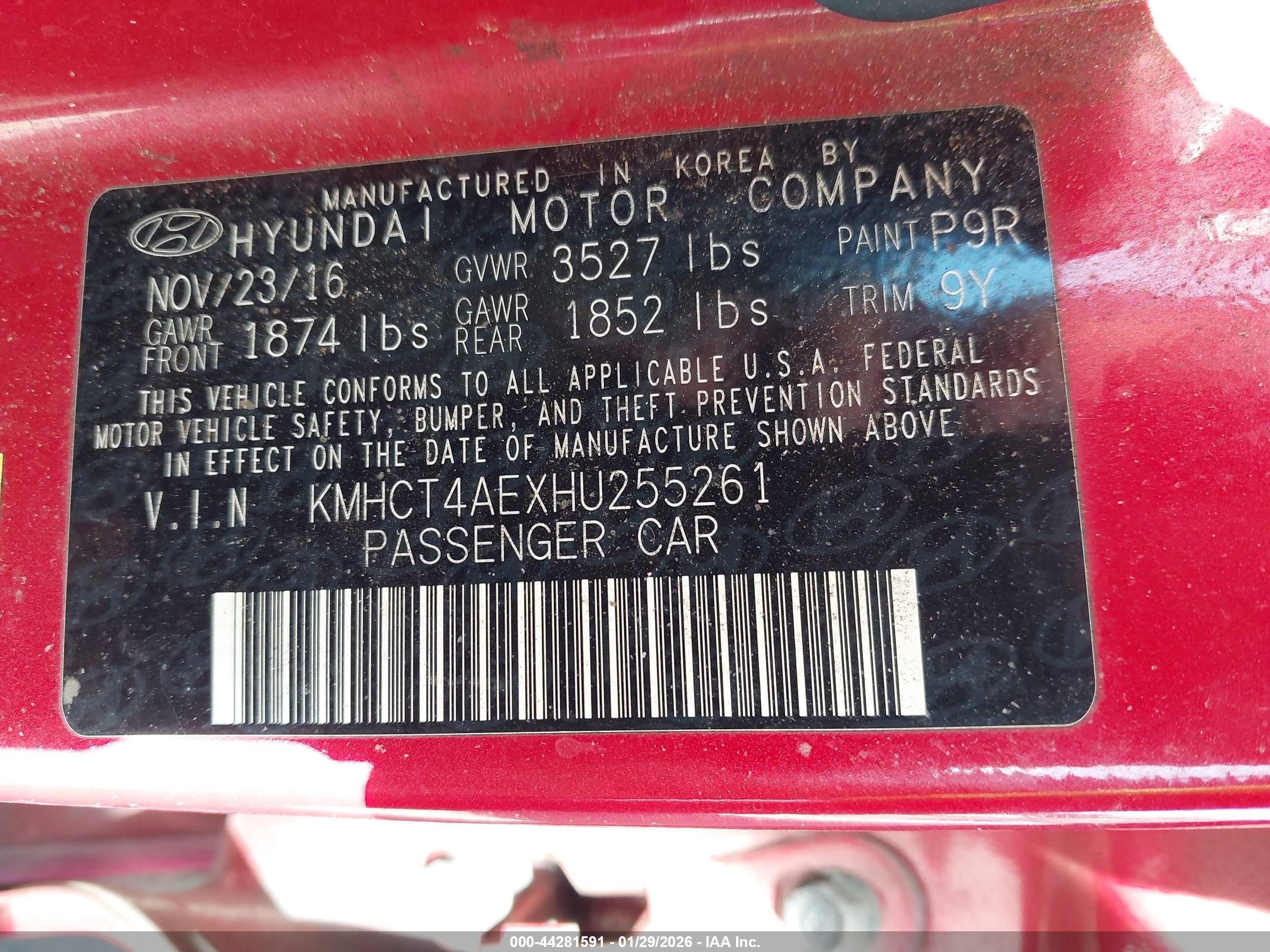 HYUNDAI ACCENT image 9