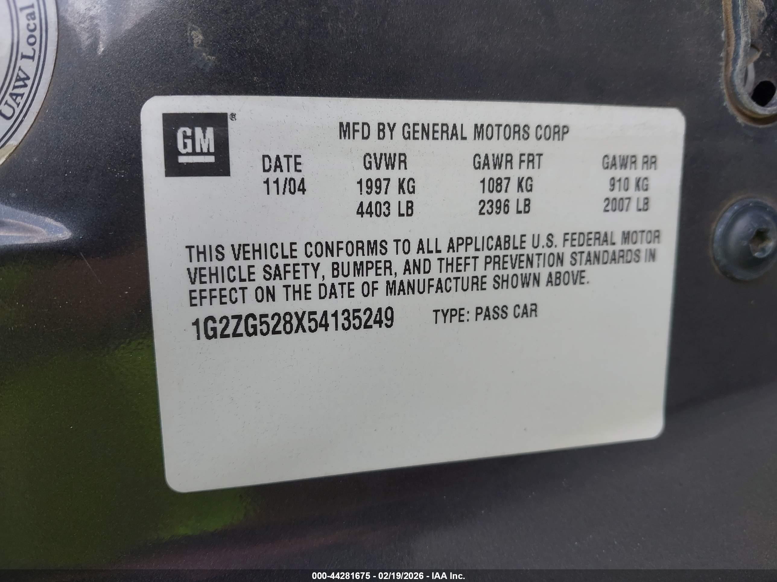 PONTIAC G6 image 9