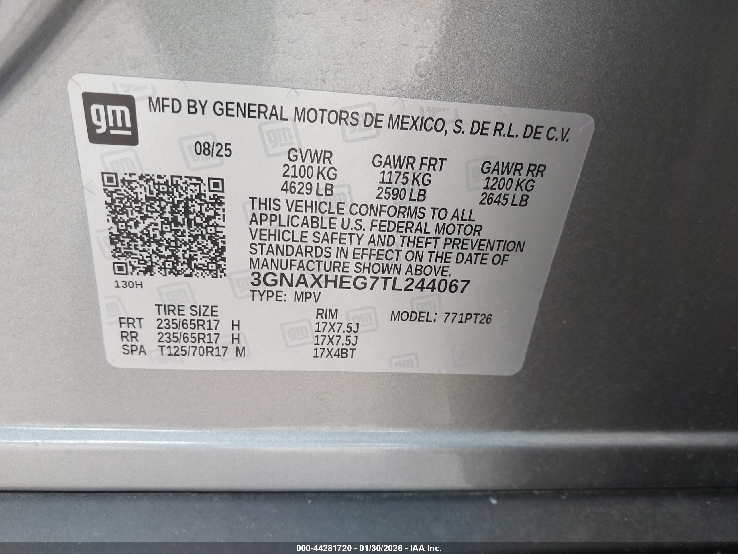 CHEVROLET EQUINOX image 9