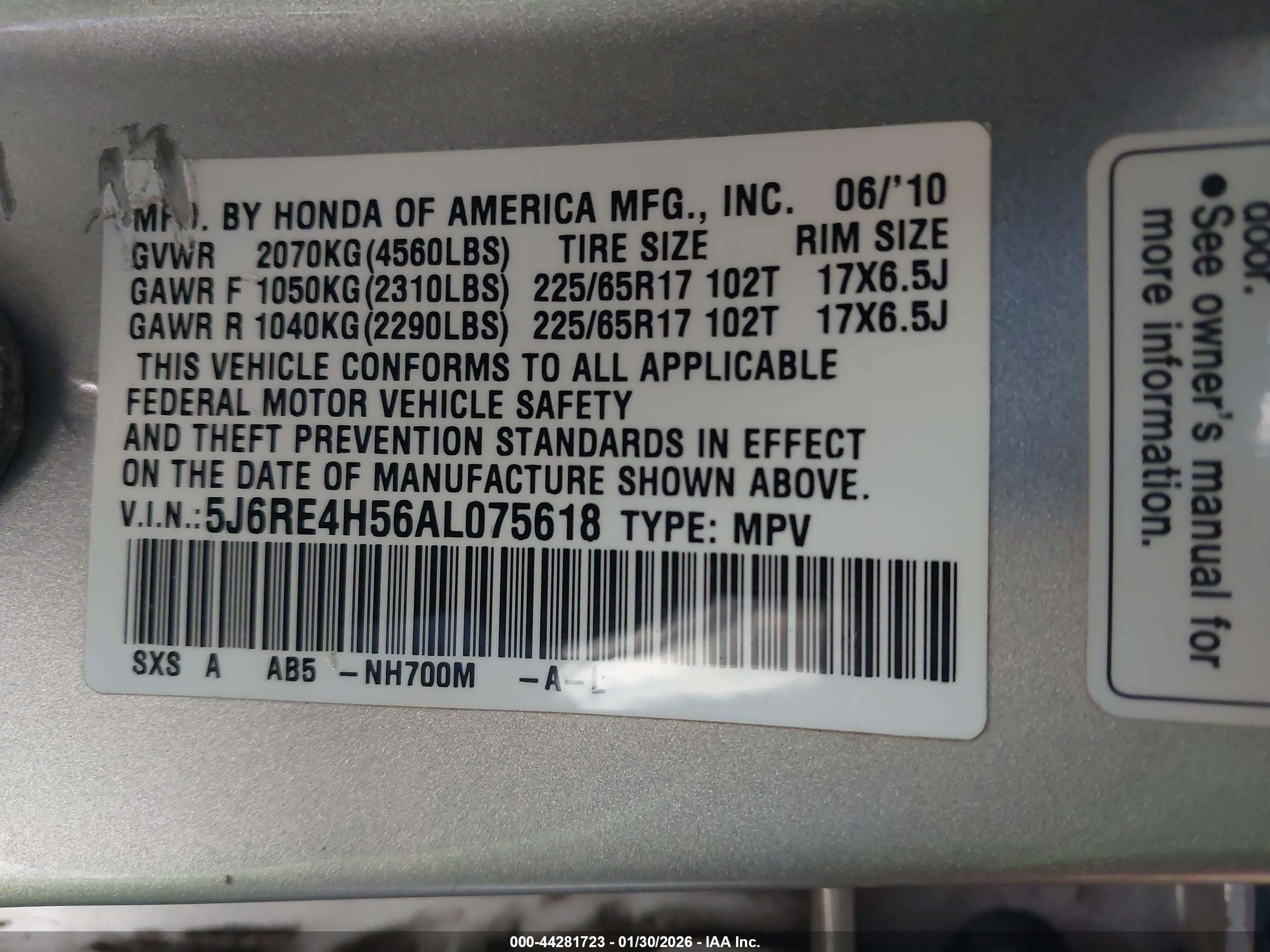 HONDA CR-V image 9