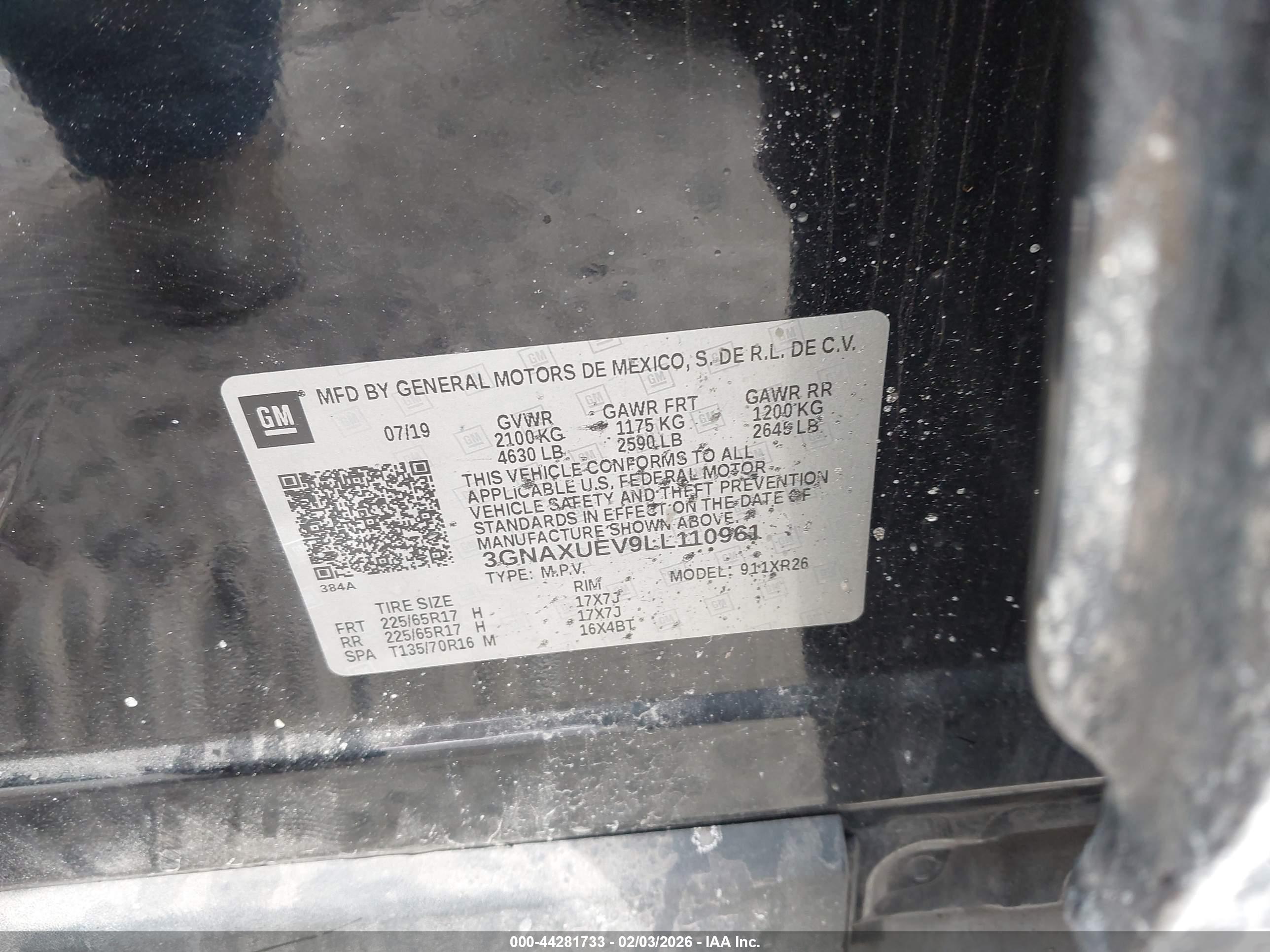 CHEVROLET EQUINOX image 9