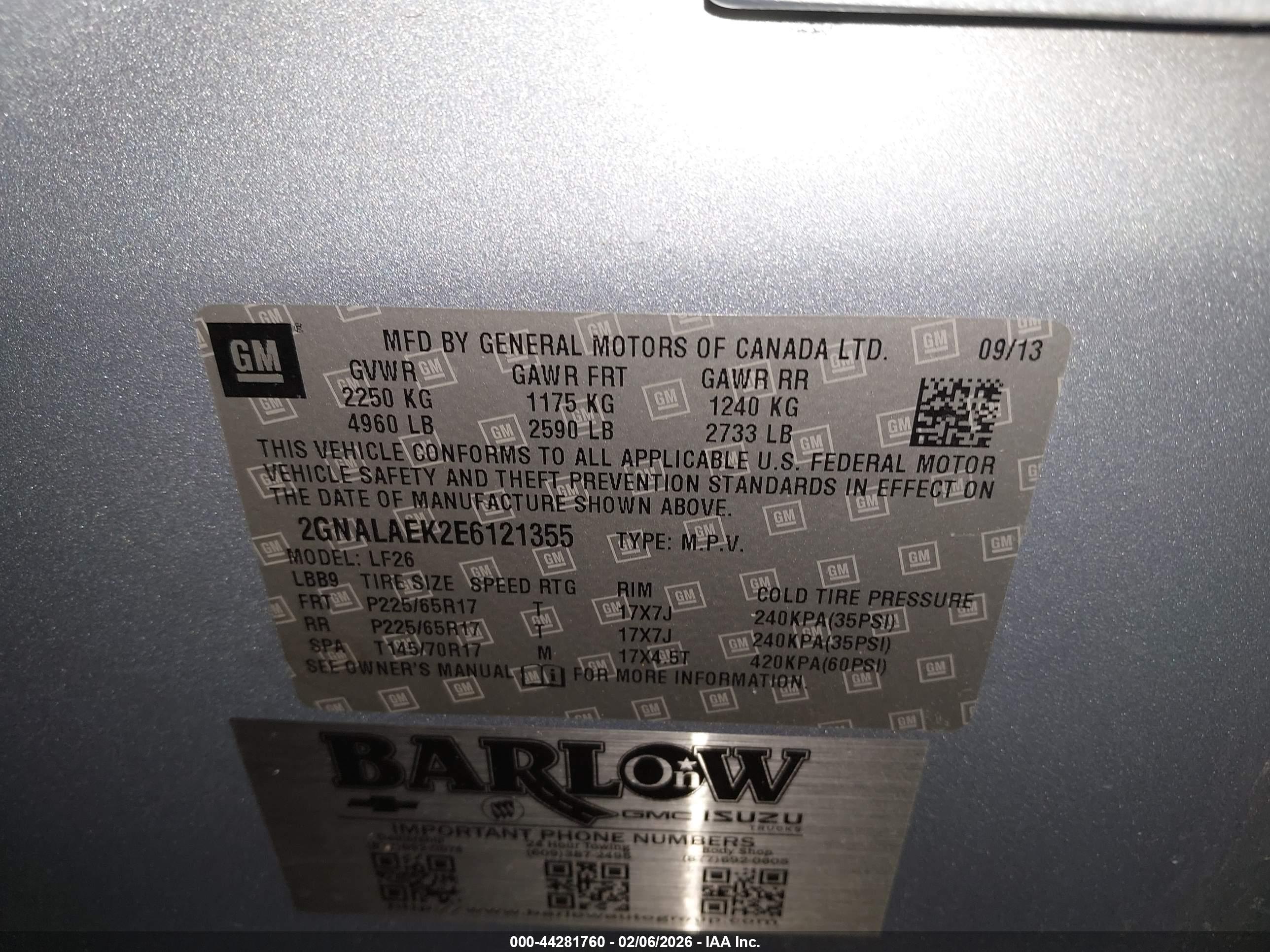 CHEVROLET EQUINOX image 9