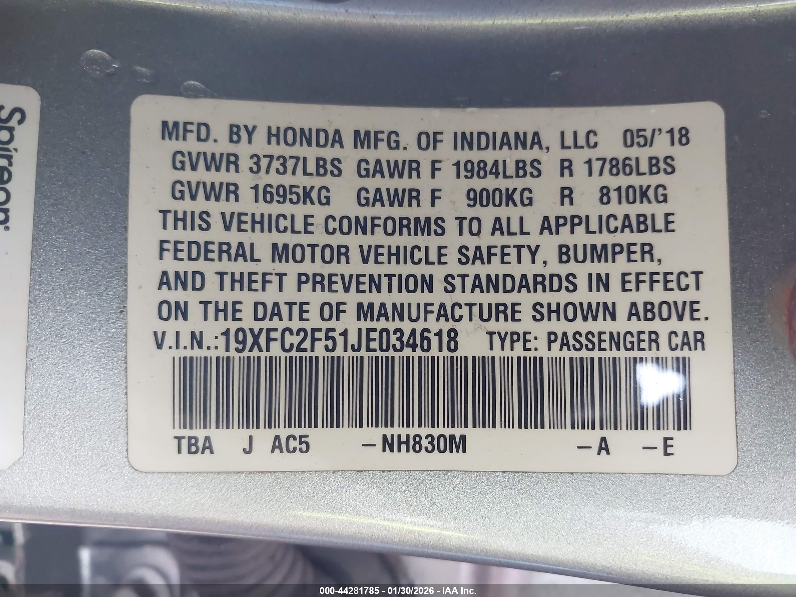 HONDA CIVIC image 9