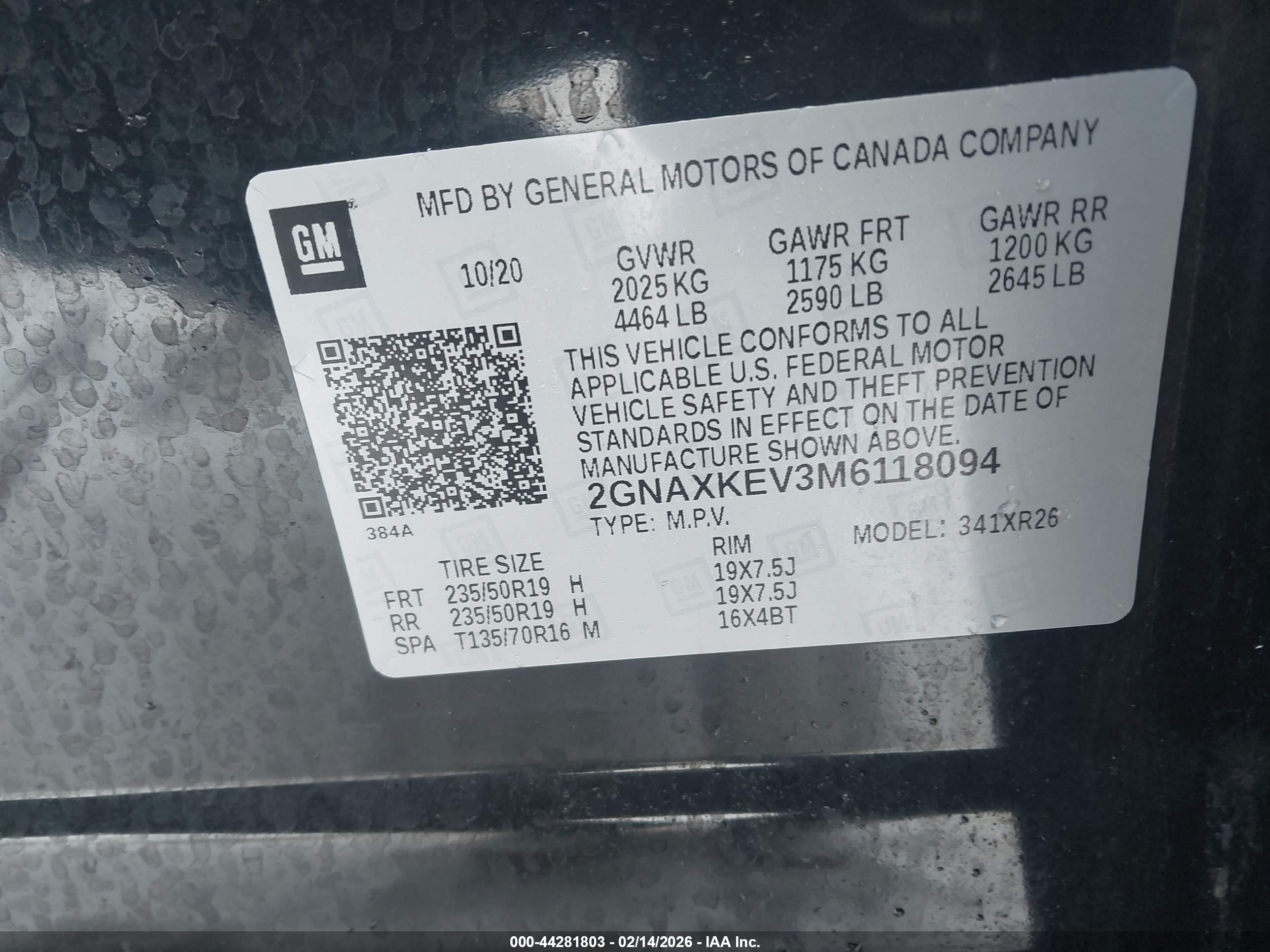 CHEVROLET EQUINOX image 9