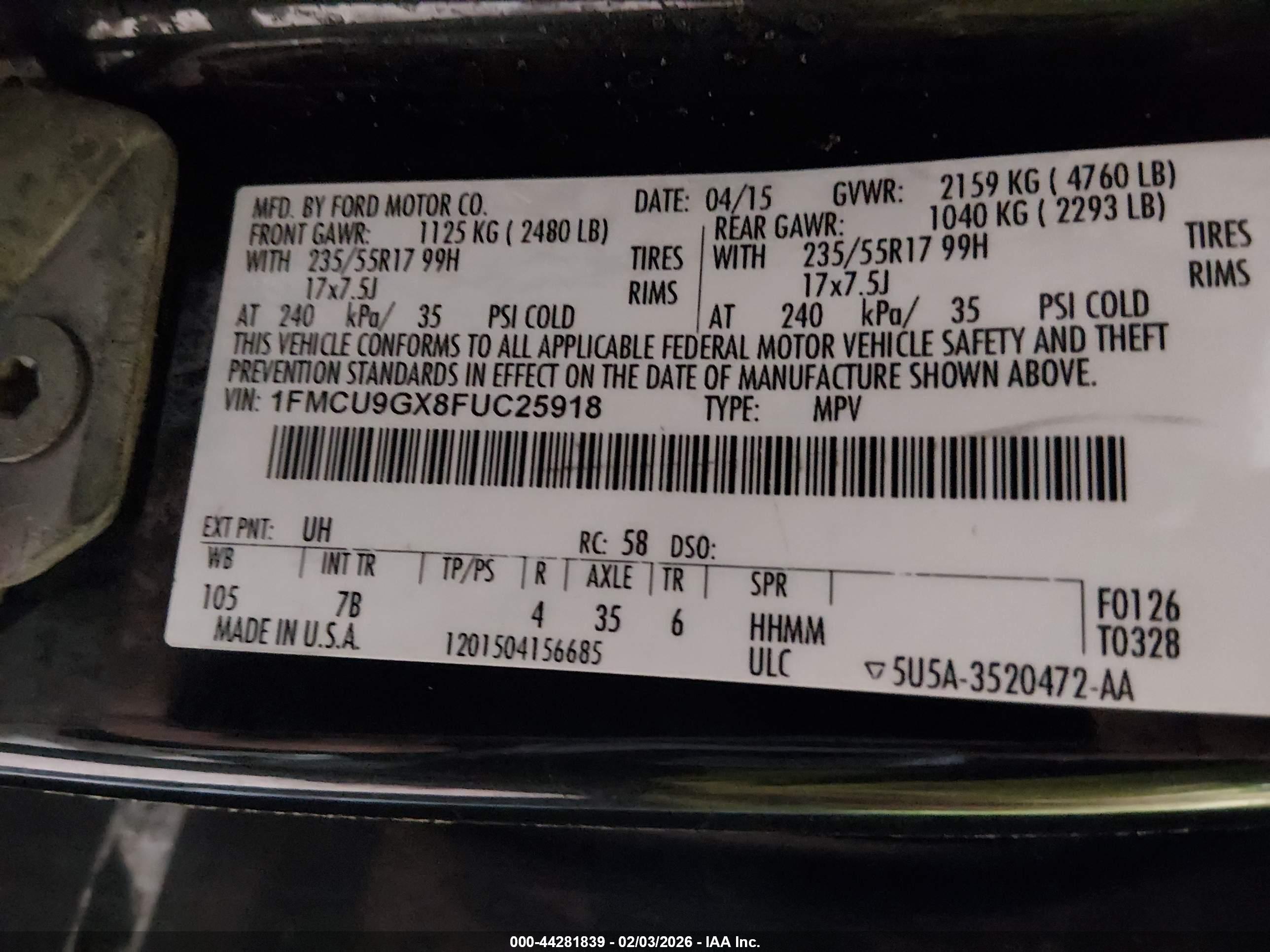 FORD ESCAPE image 9