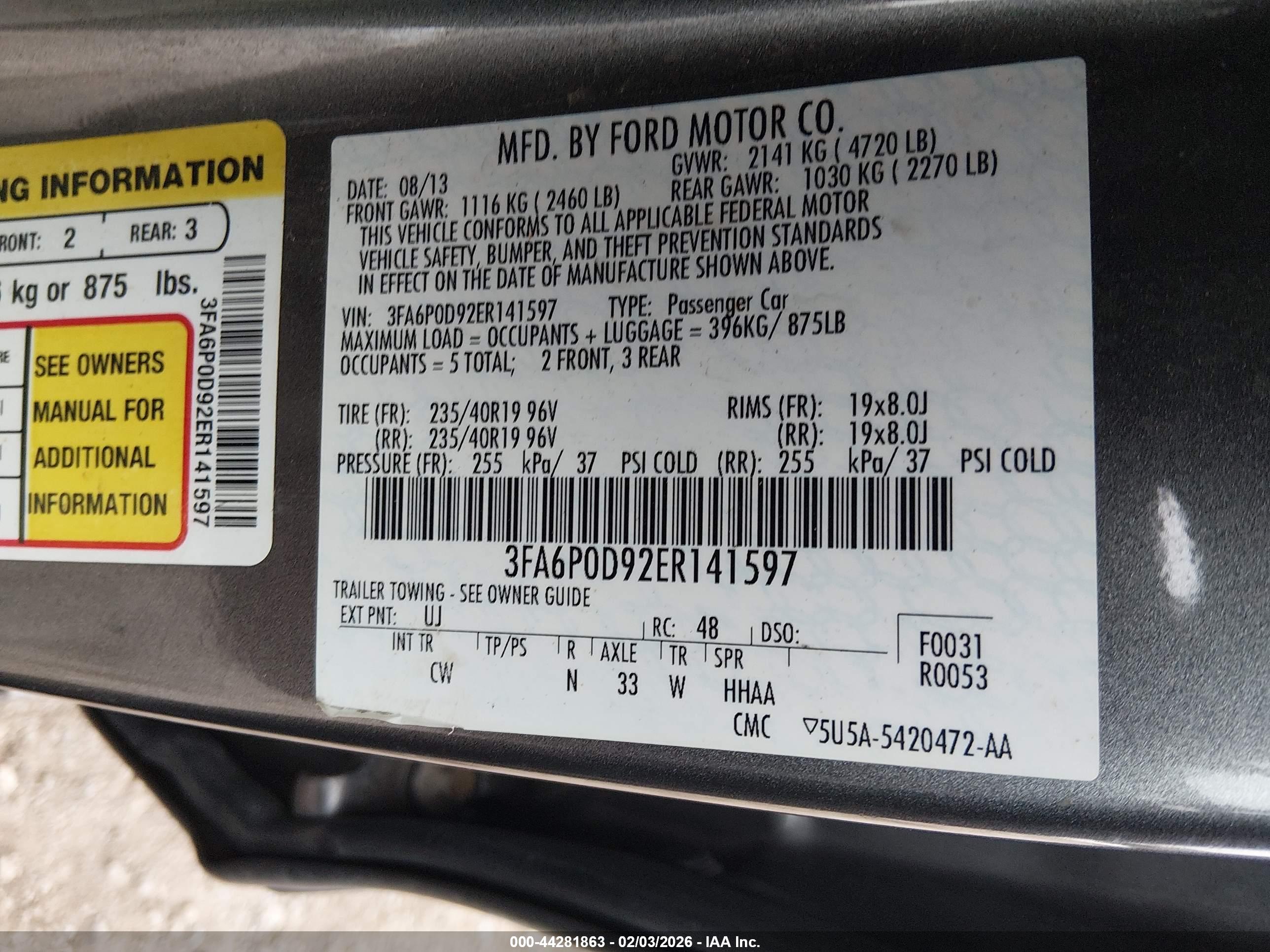 FORD FUSION image 9