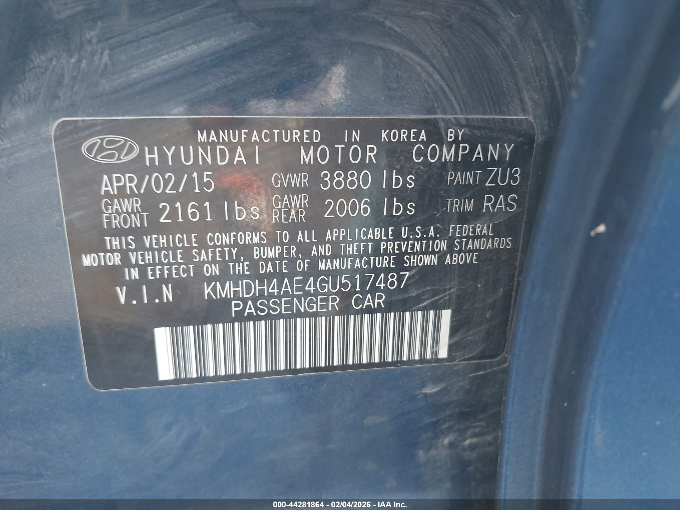 HYUNDAI ELANTRA image 9