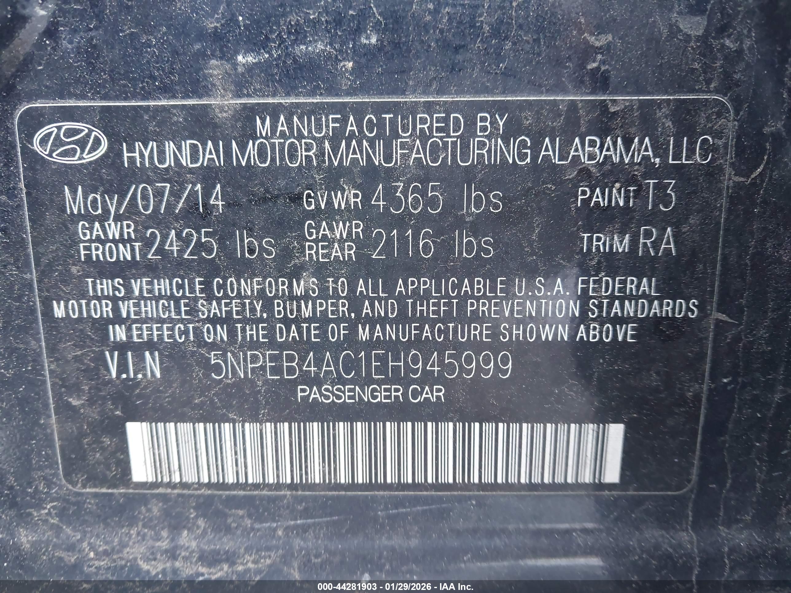 HYUNDAI SONATA image 9