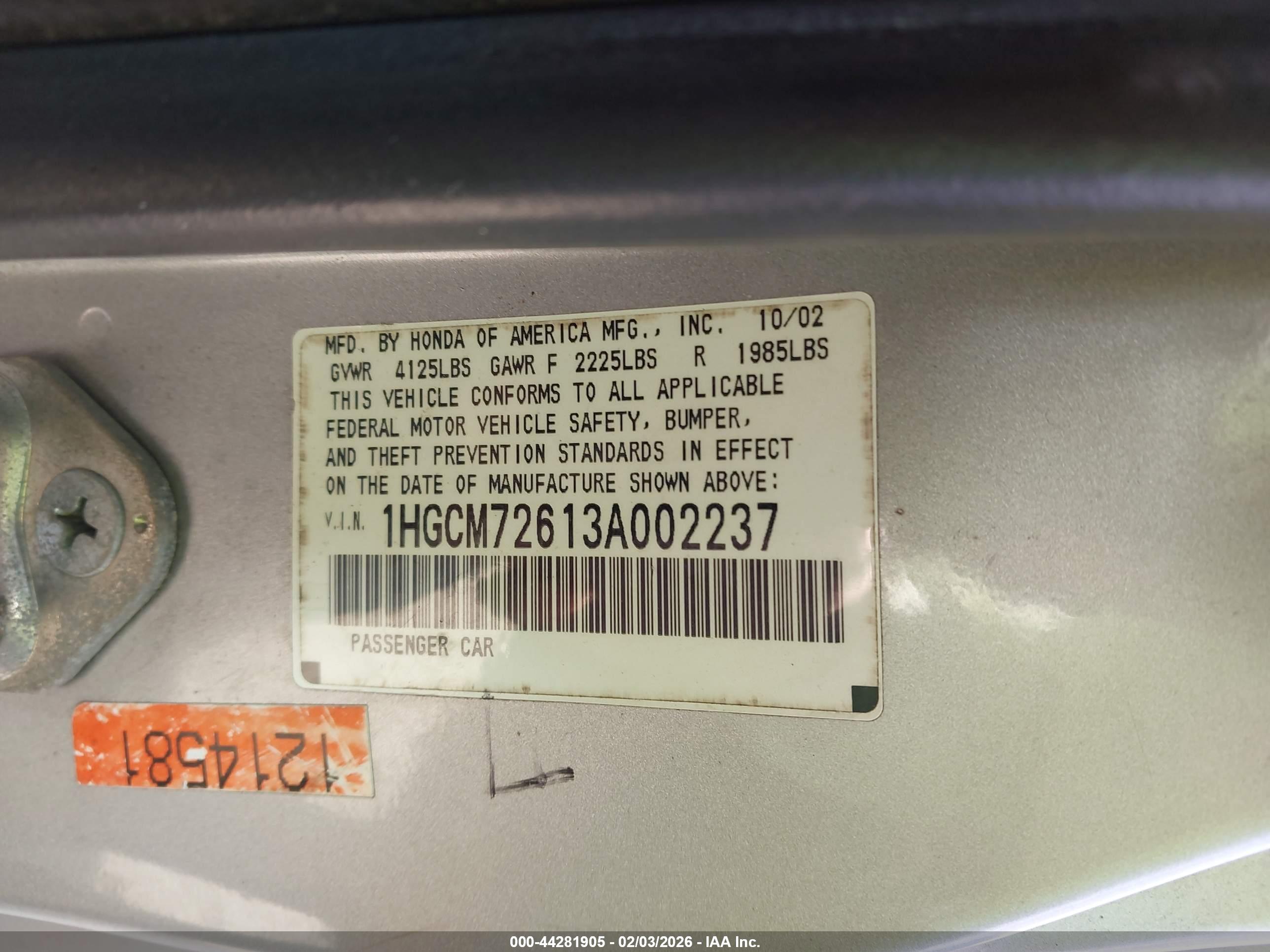 HONDA ACCORD image 9