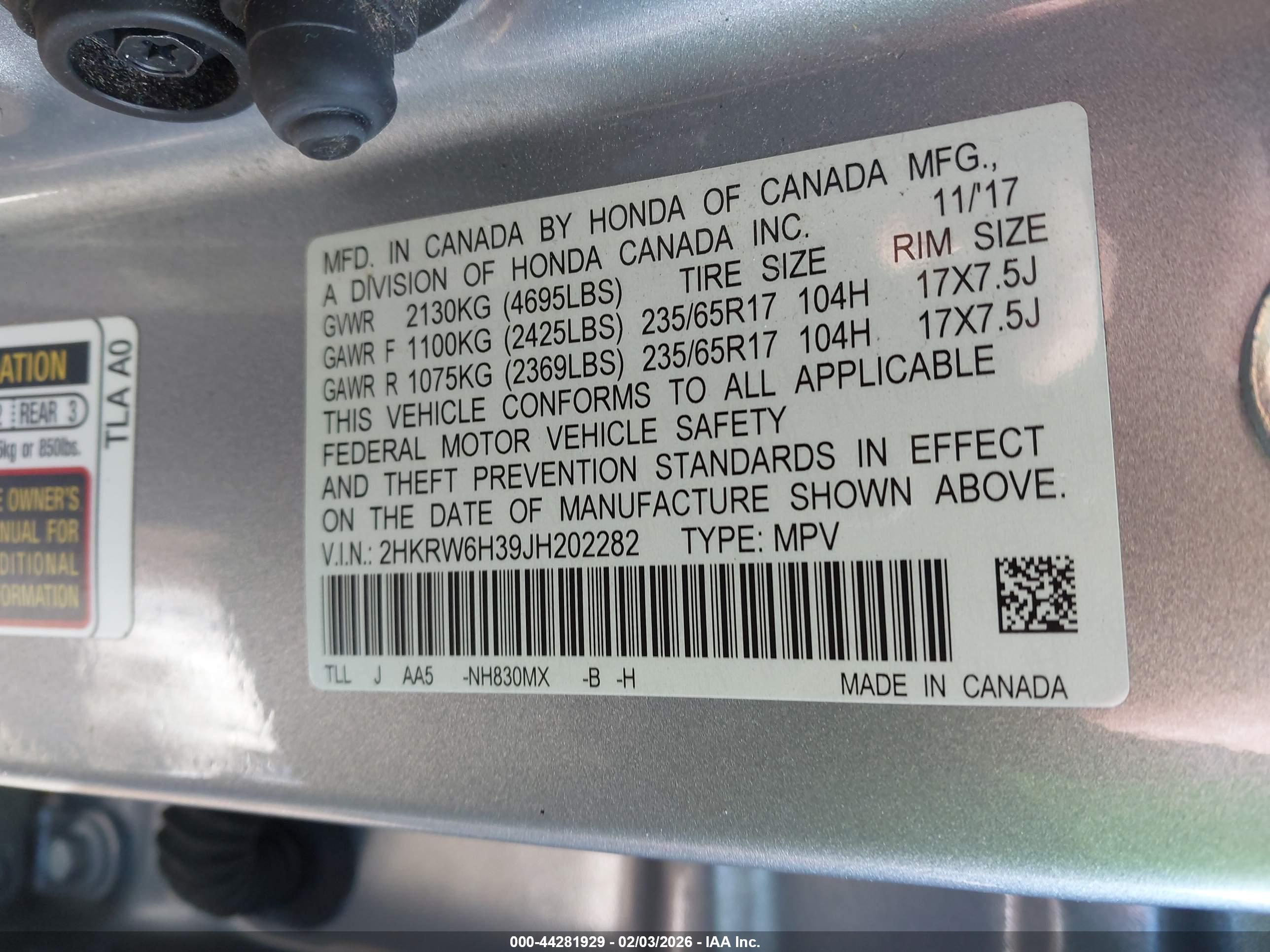 HONDA CR-V image 9