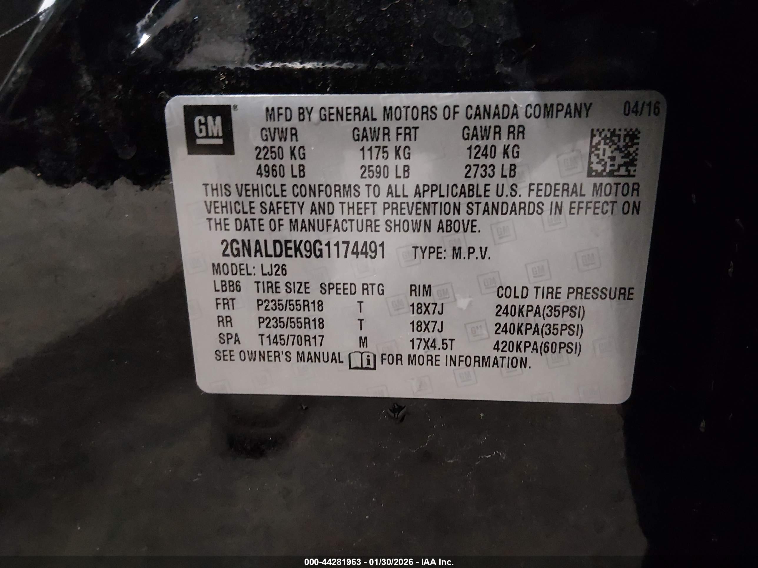CHEVROLET EQUINOX image 9