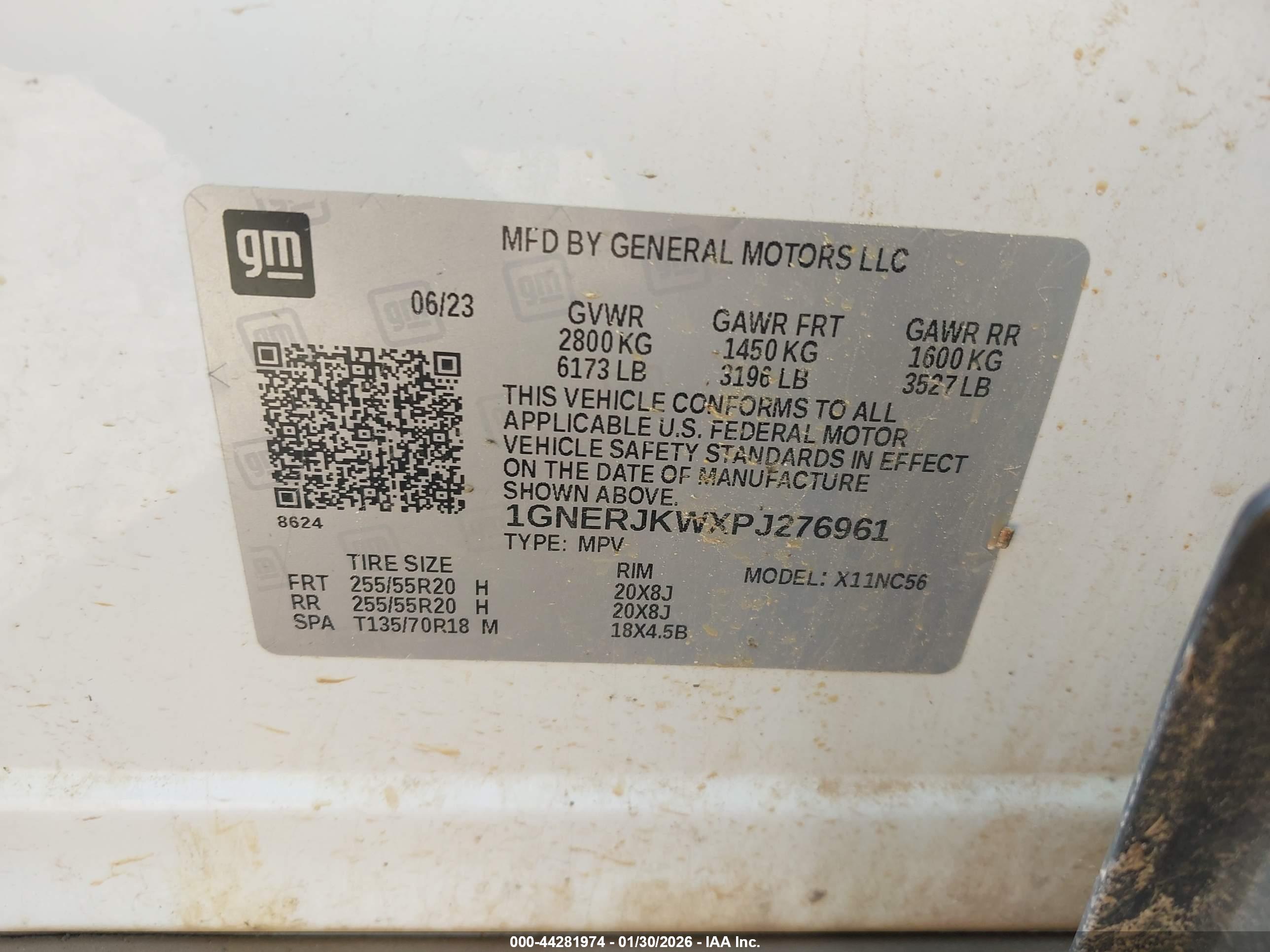 CHEVROLET TRAVERSE image 9
