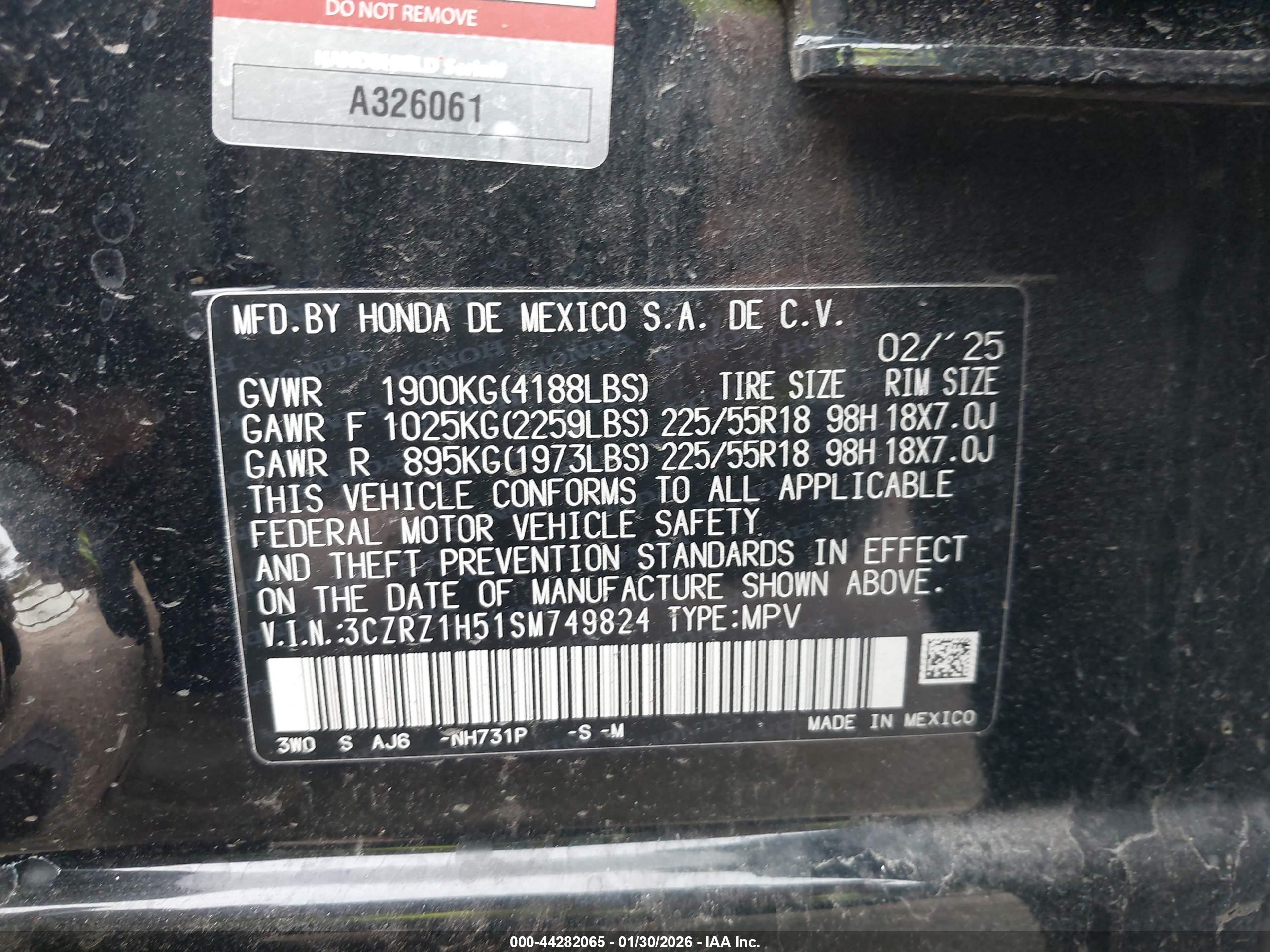 HONDA HR-V image 9