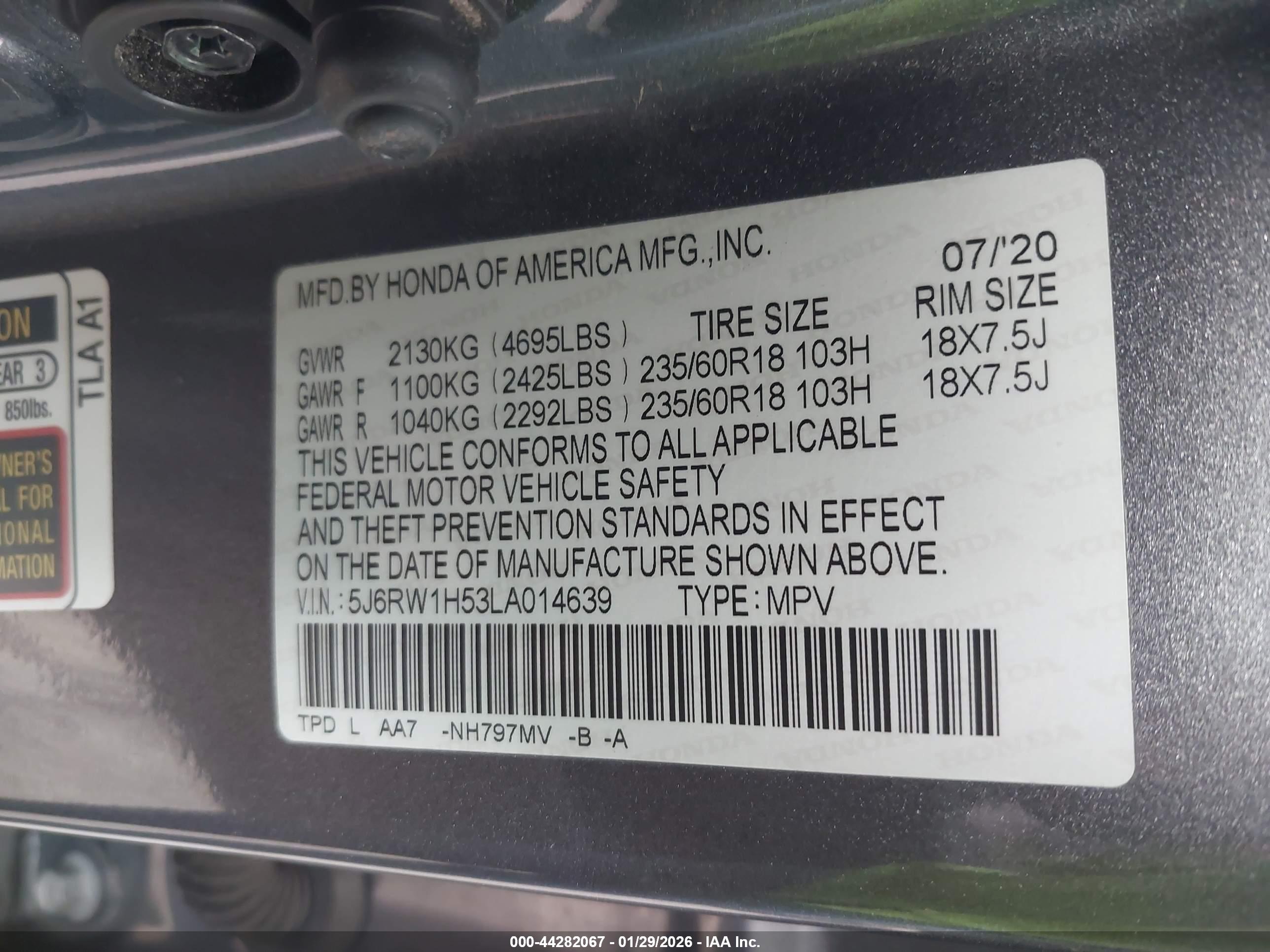 HONDA CR-V image 9