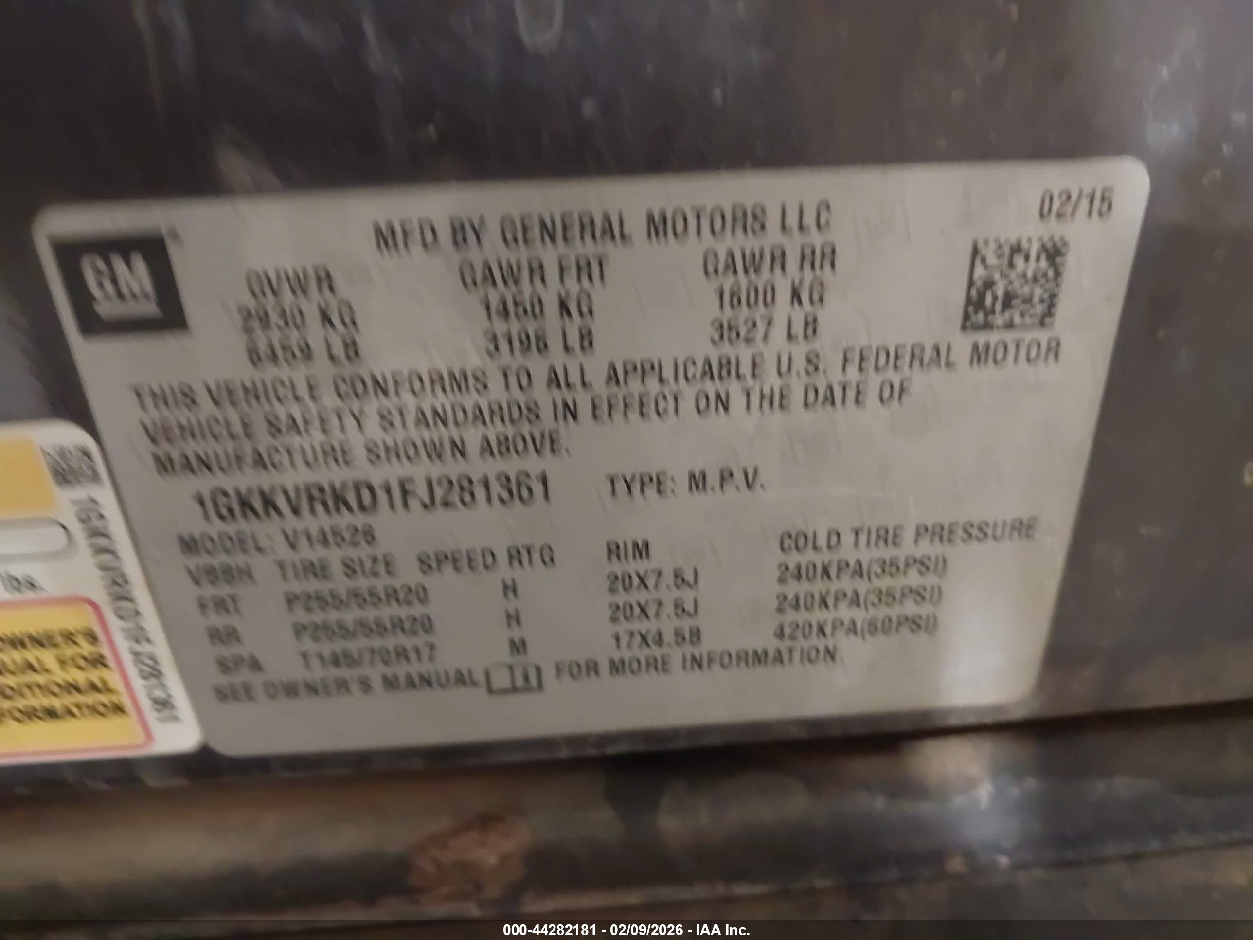 GMC ACADIA image 9