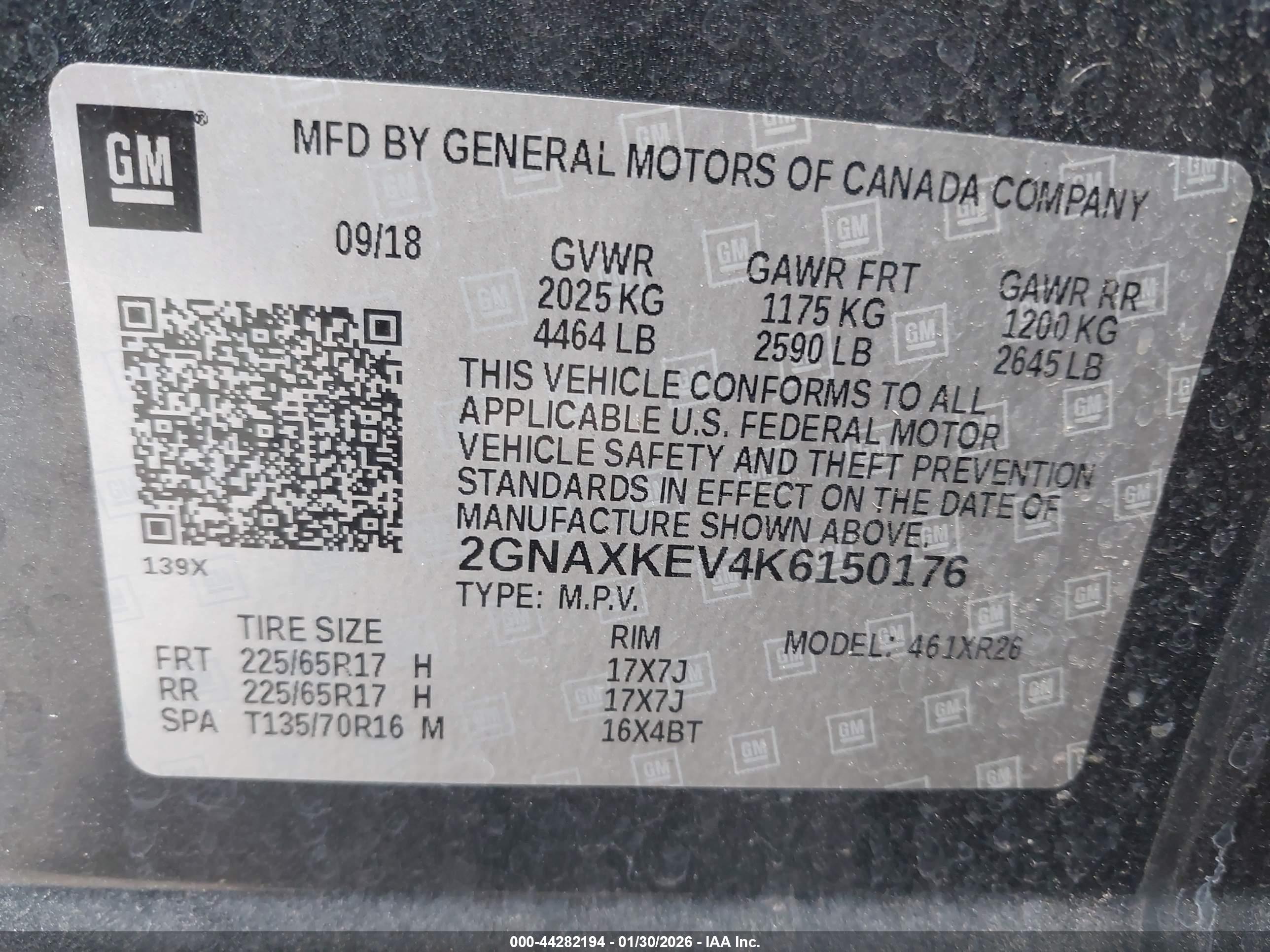 CHEVROLET EQUINOX image 9