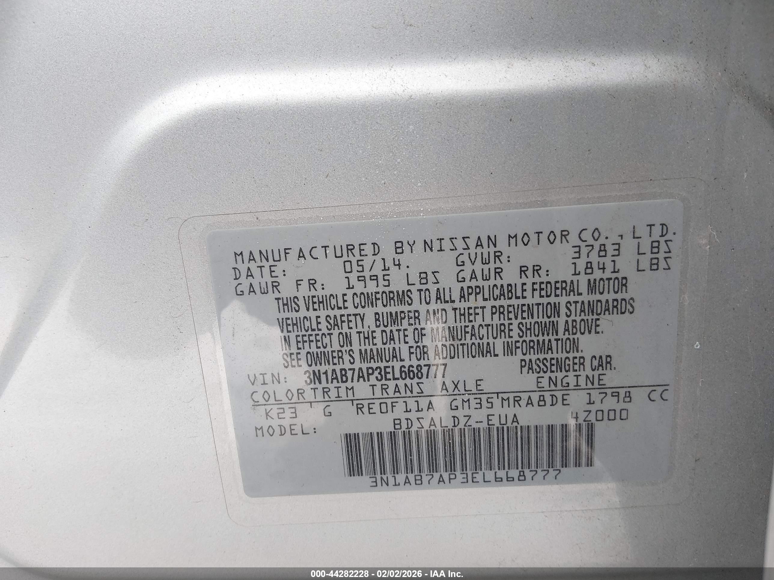 NISSAN SENTRA image 9