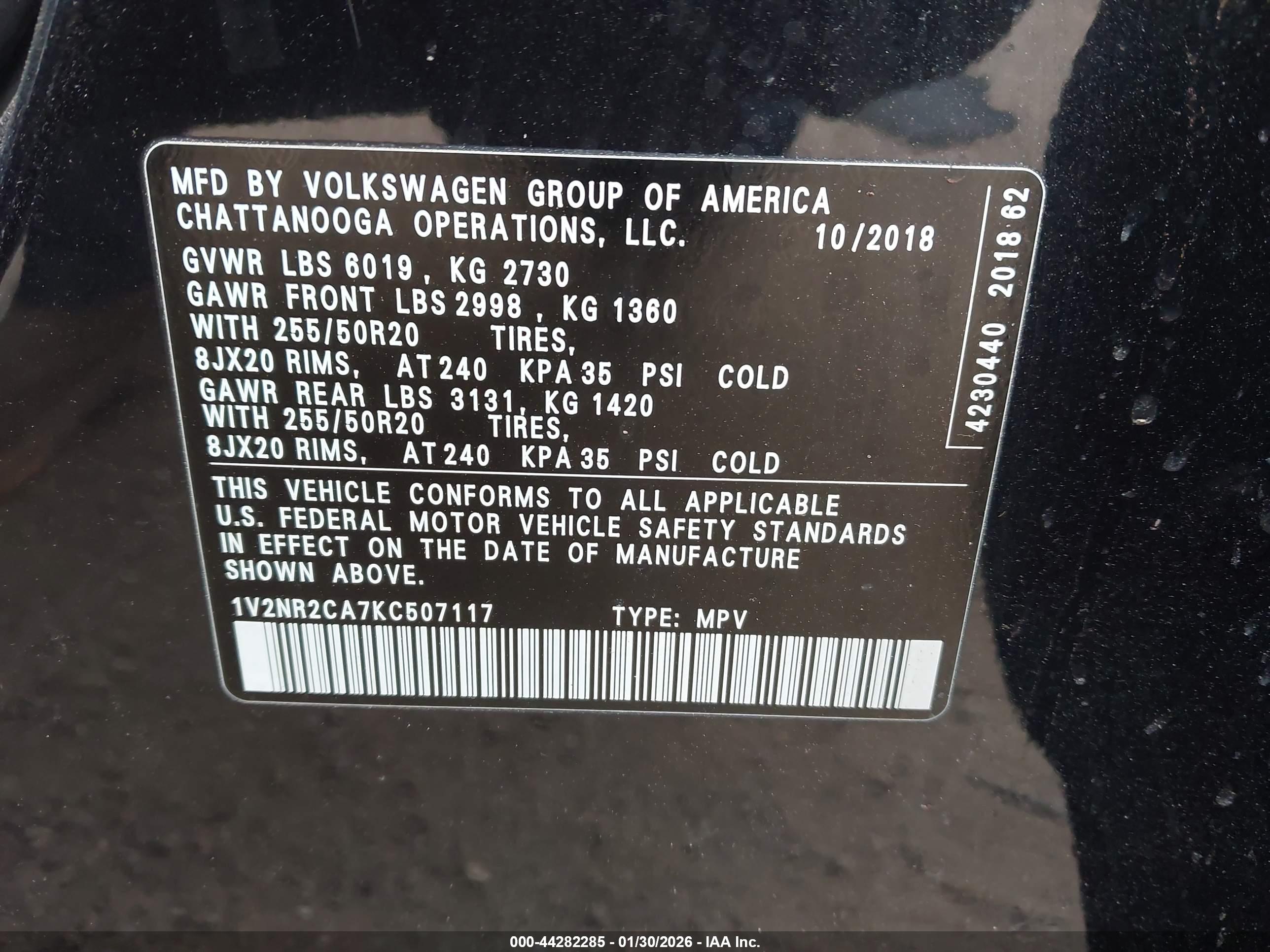 VOLKSWAGEN ATLAS image 9