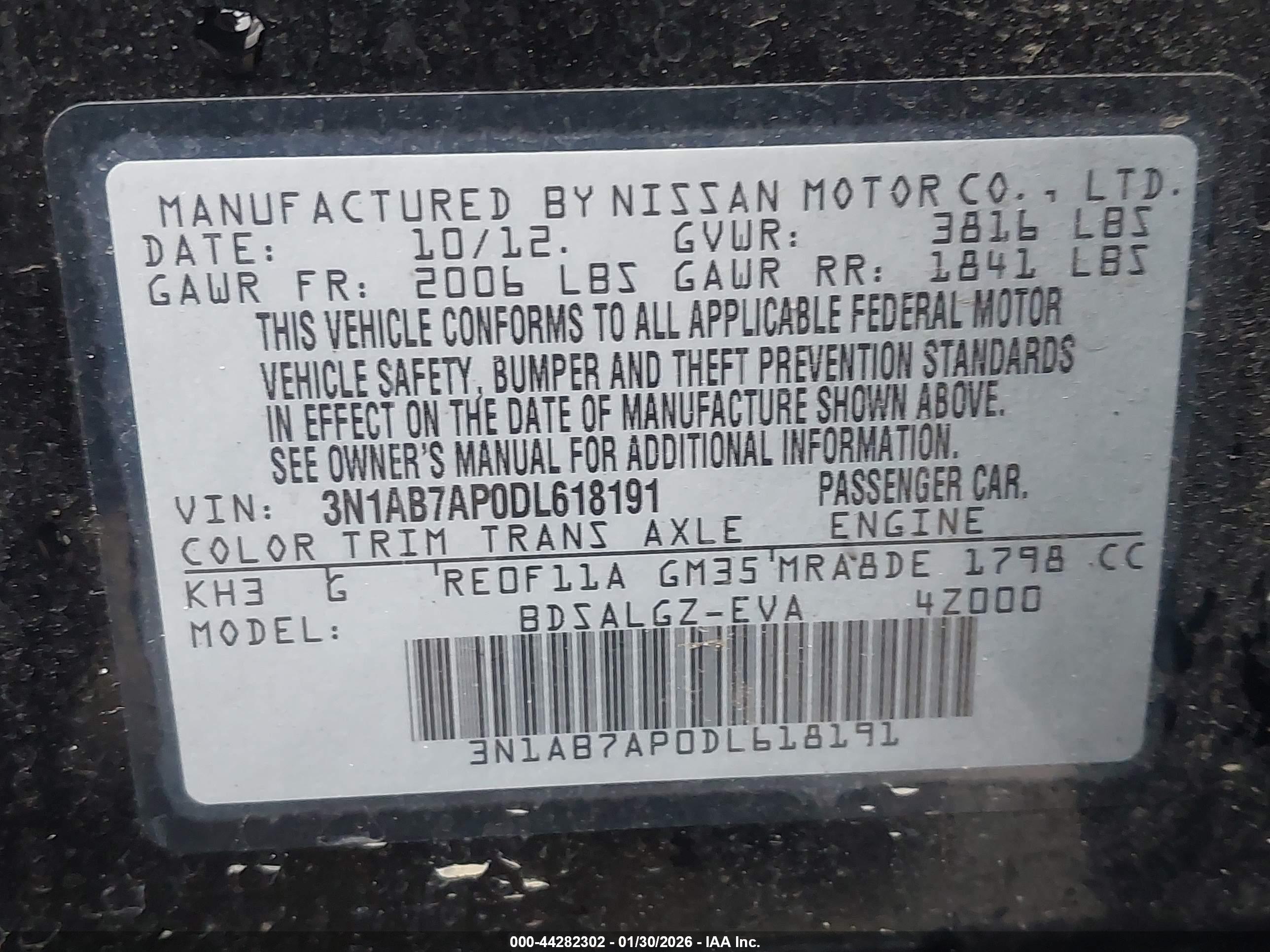 NISSAN SENTRA image 9