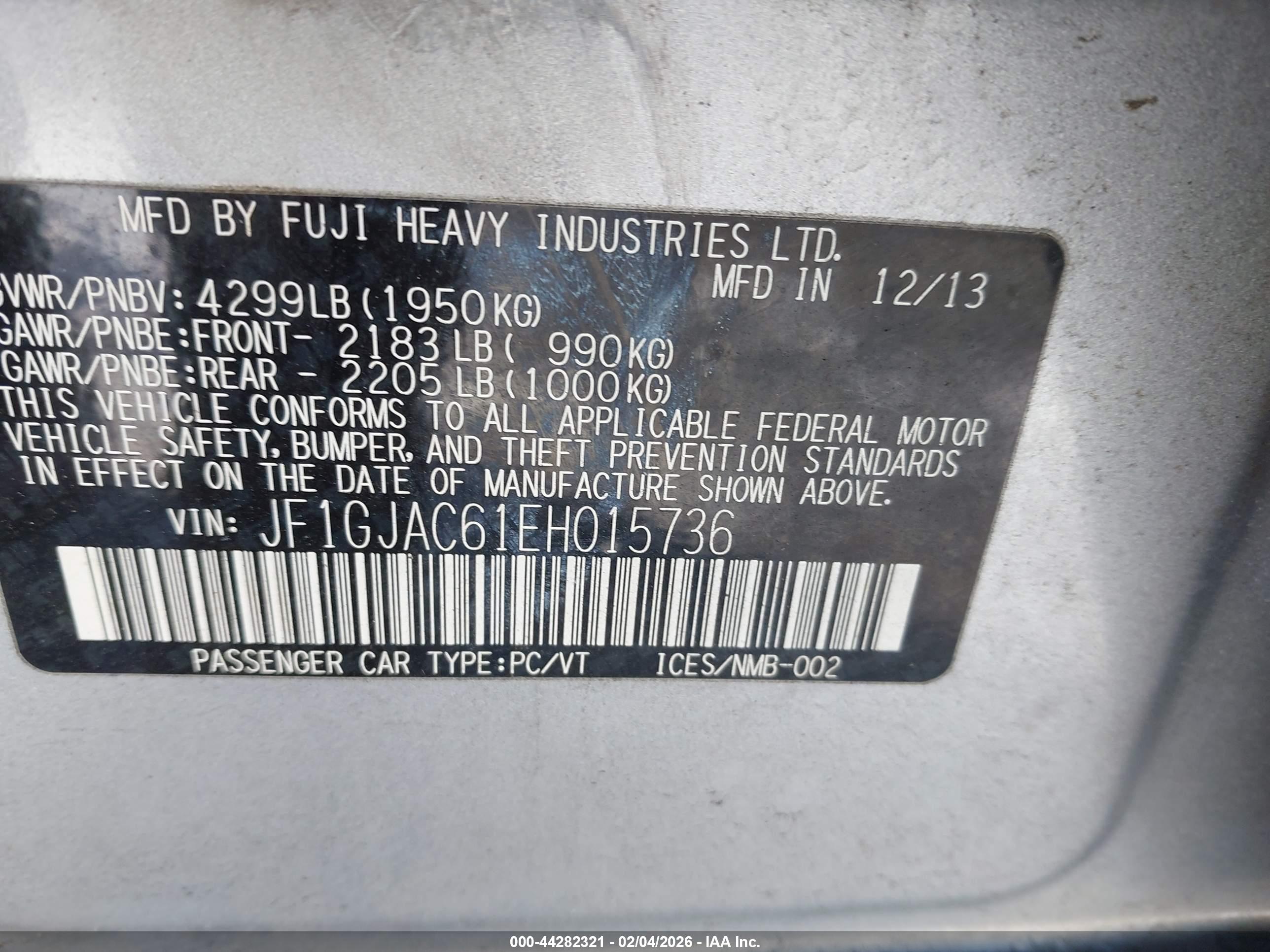 SUBARU IMPREZA image 9