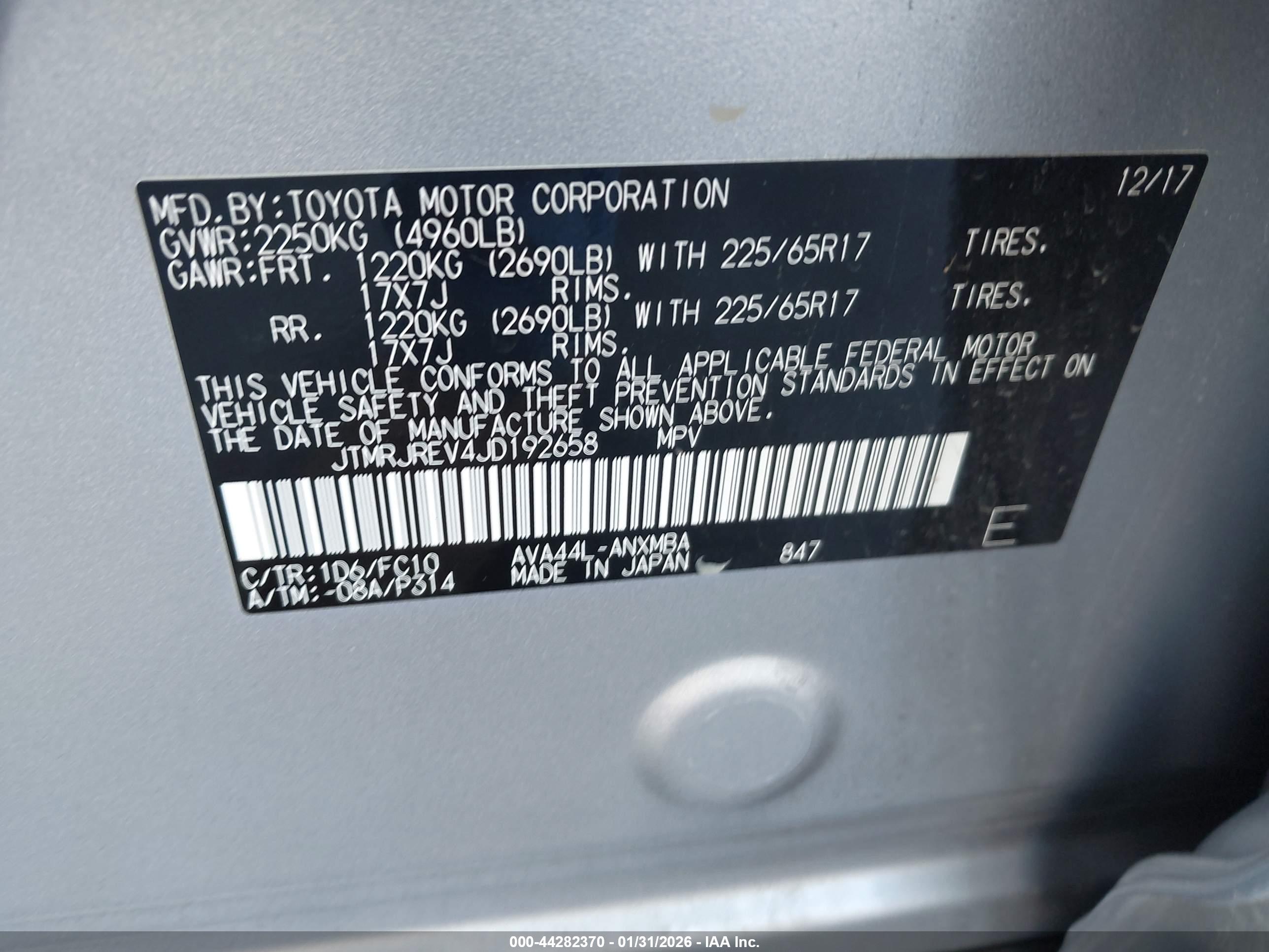 TOYOTA RAV4 image 9