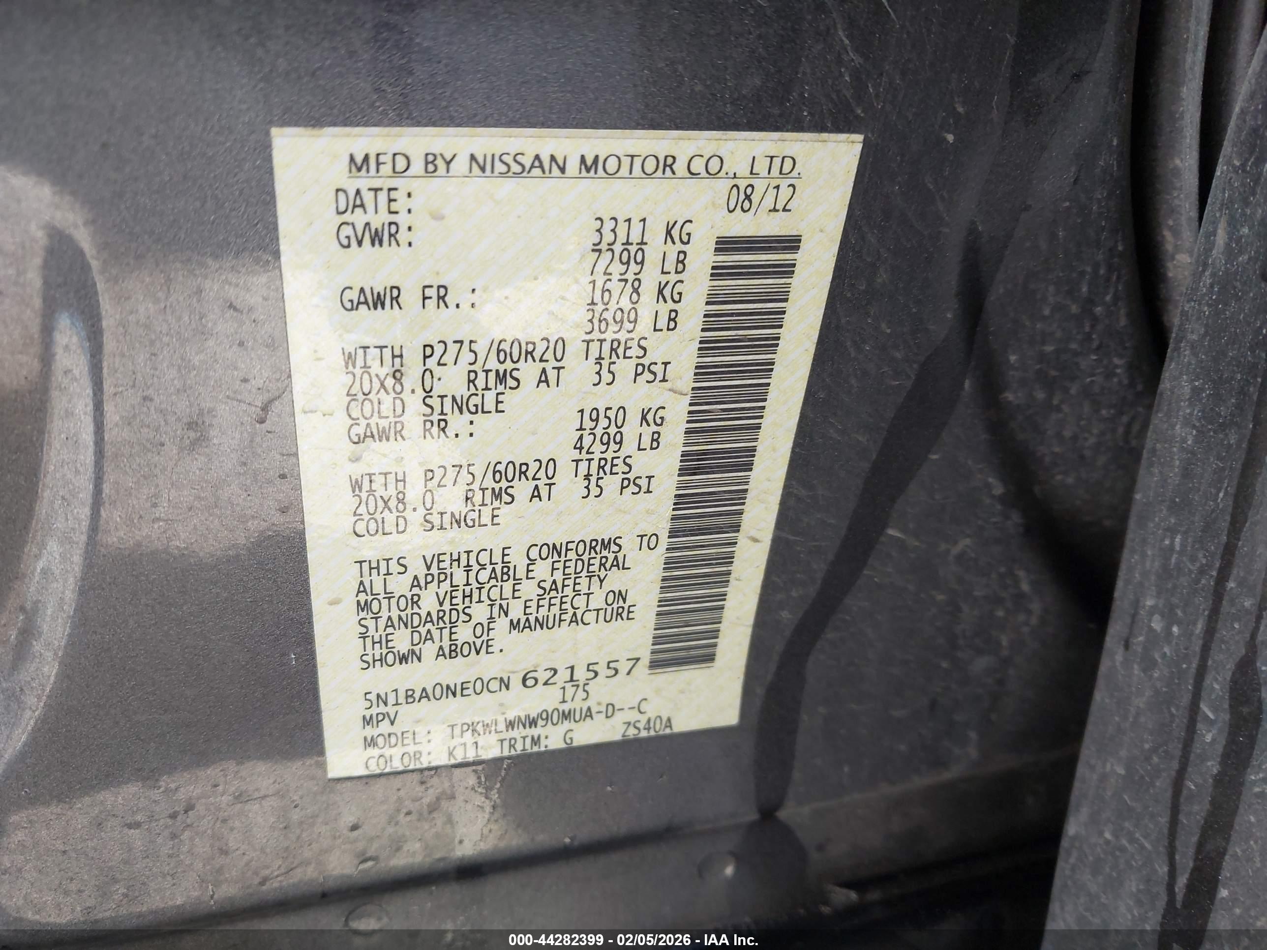 NISSAN ARMADA image 9