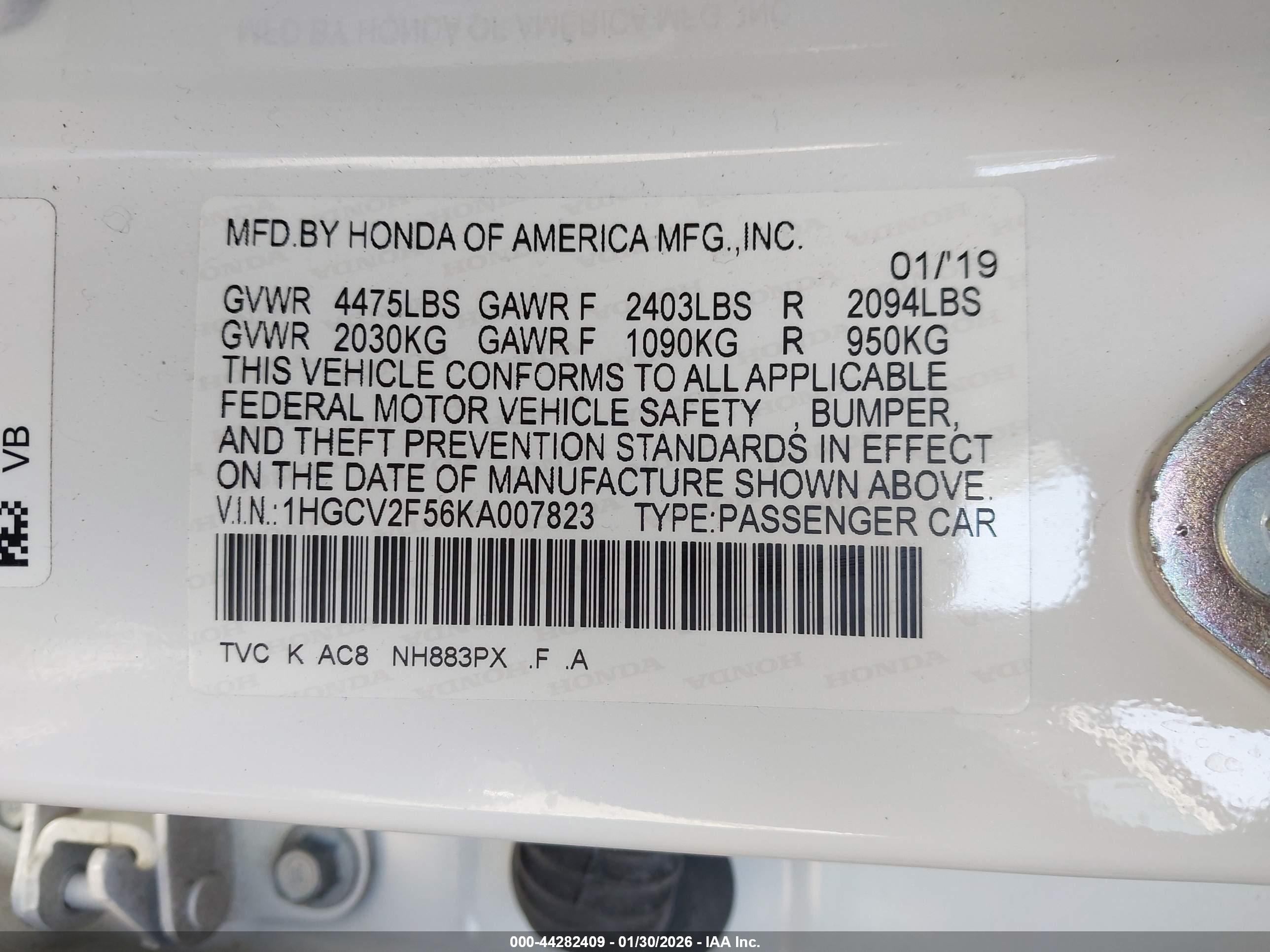 HONDA ACCORD image 9