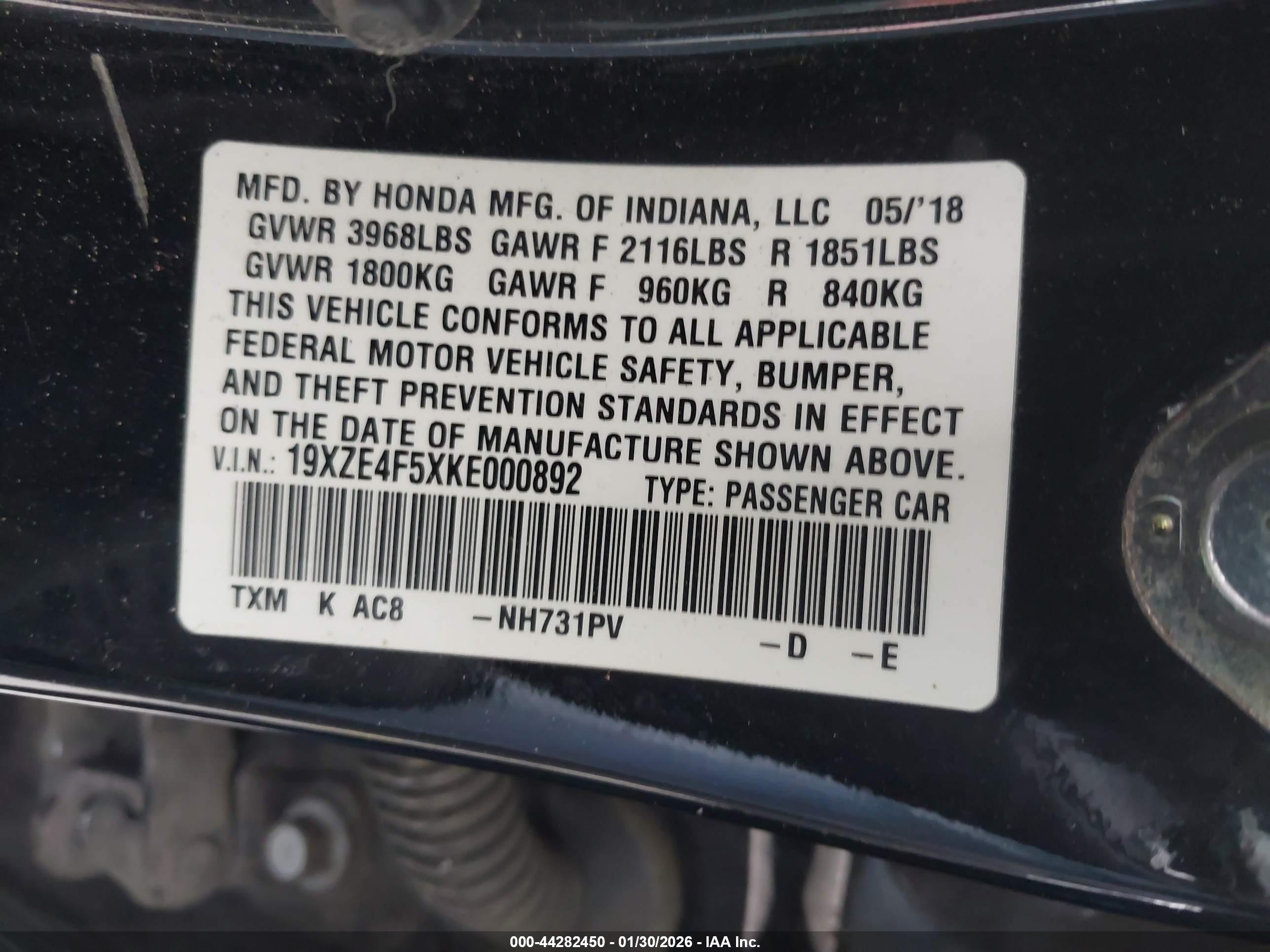 HONDA INSIGHT image 9