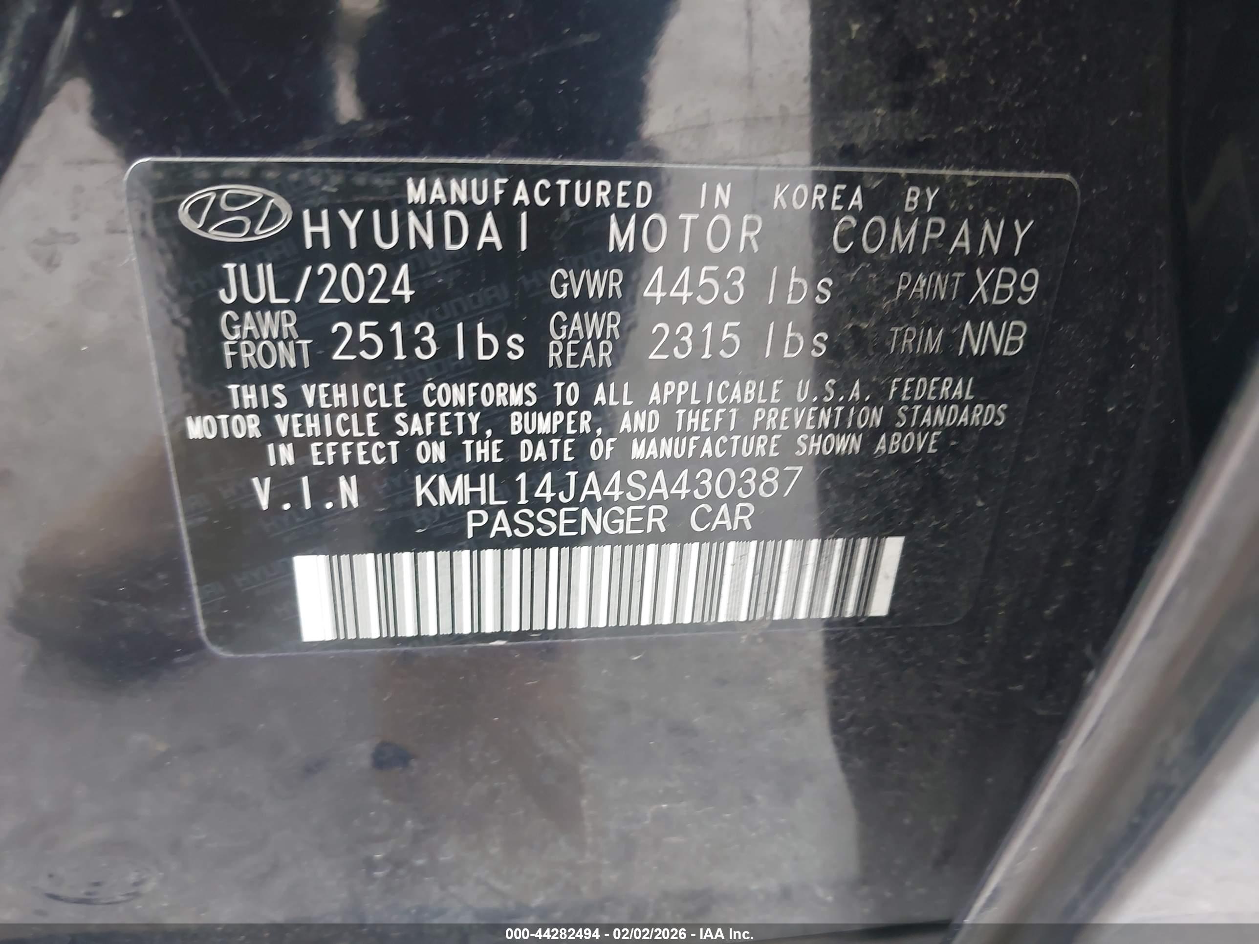 HYUNDAI SONATA image 9