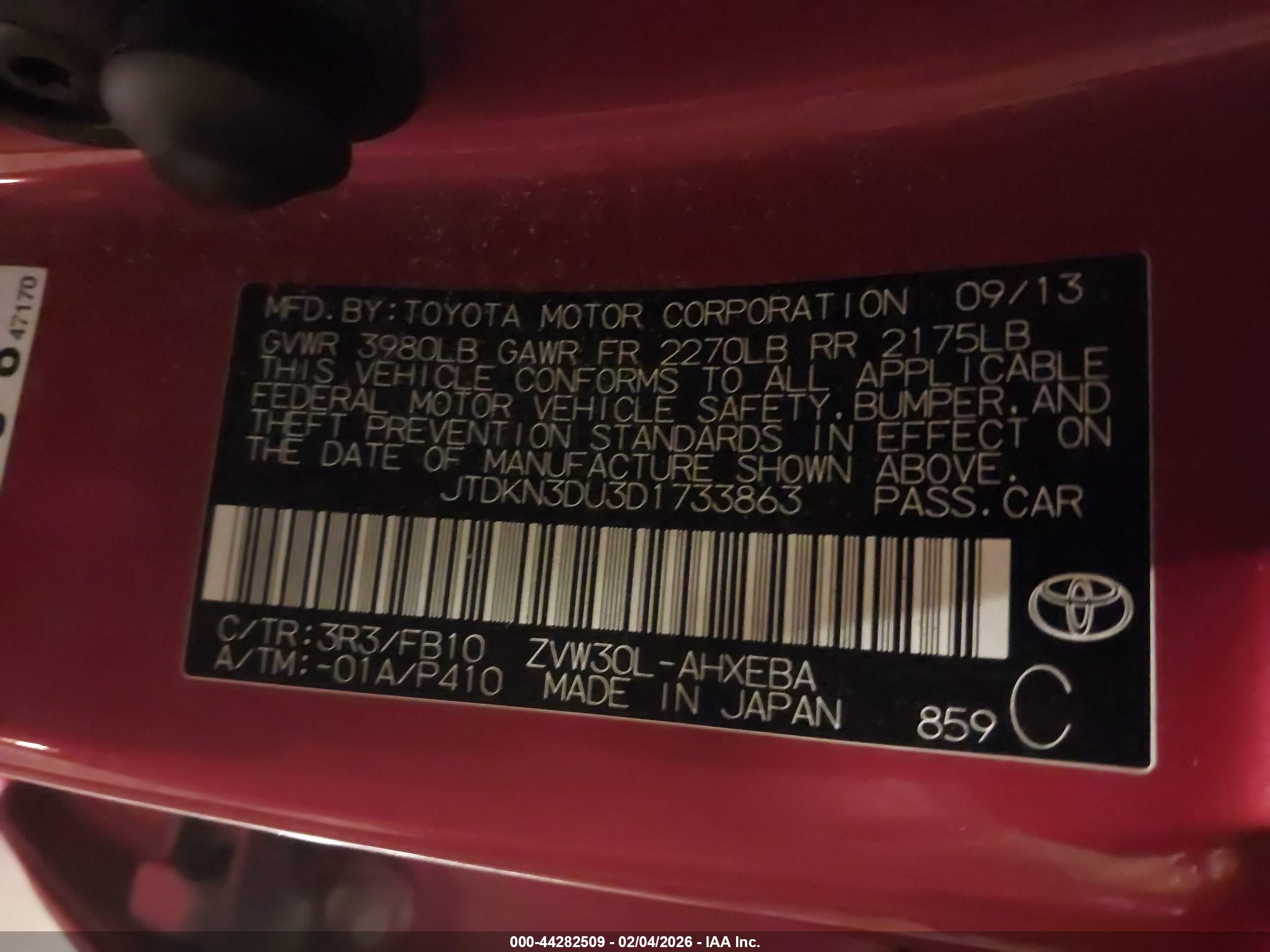 TOYOTA PRIUS image 9