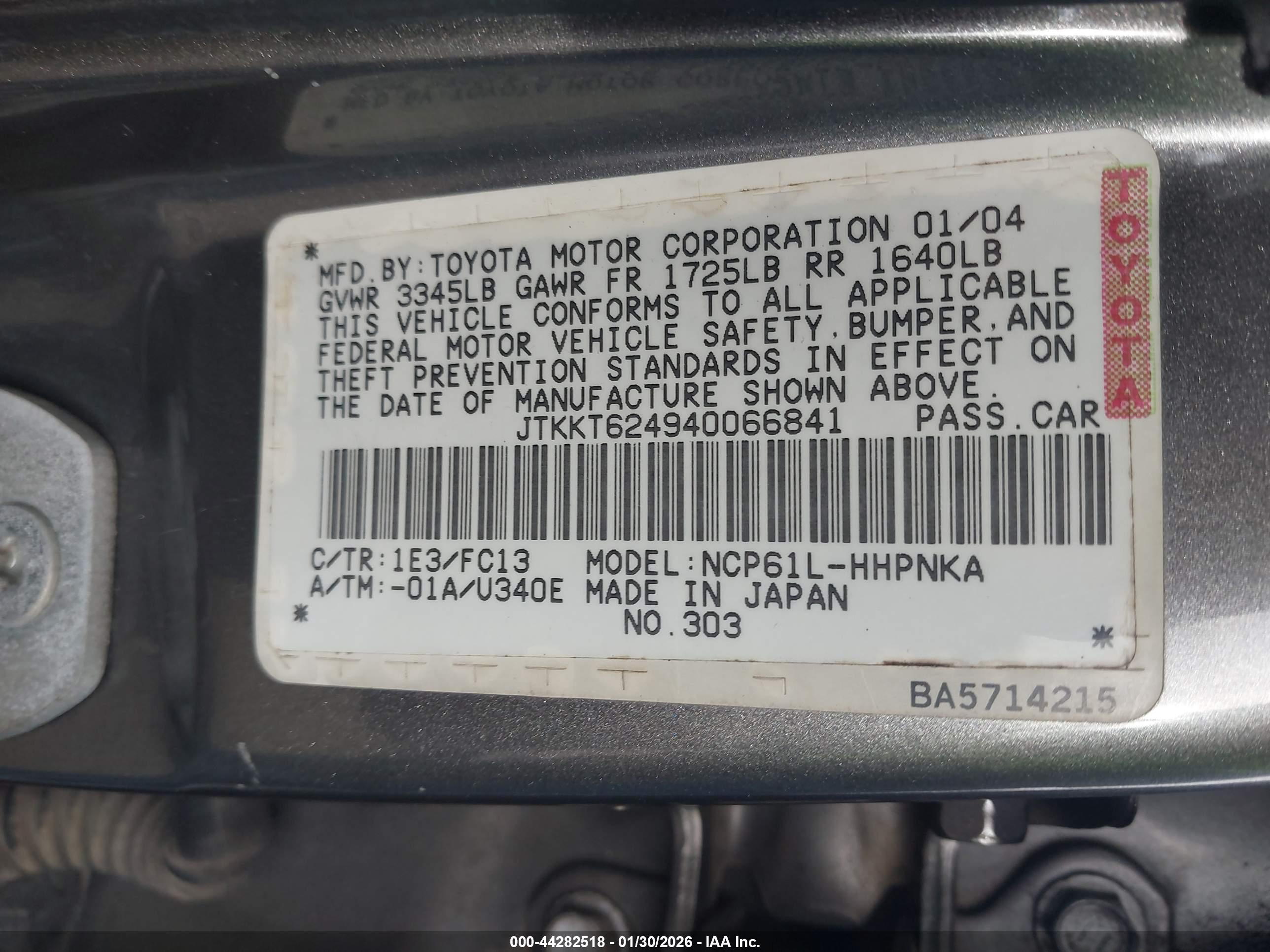 SCION XA image 9