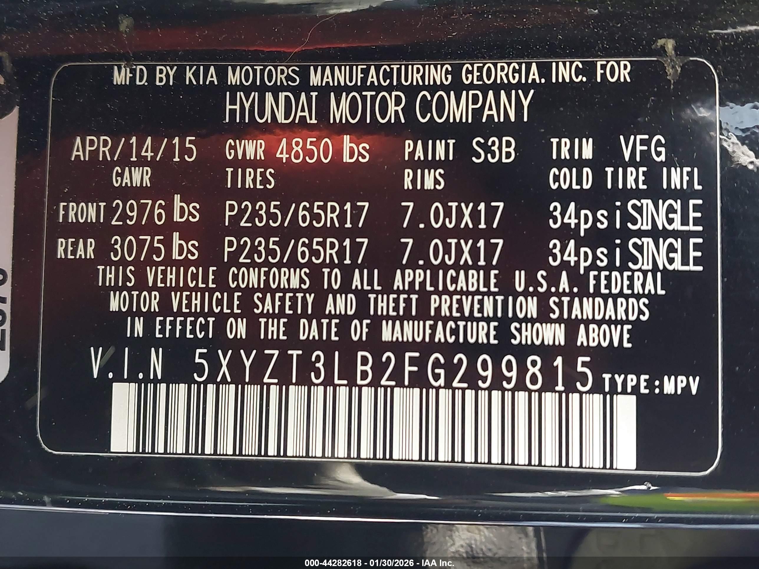 HYUNDAI SANTA image 9