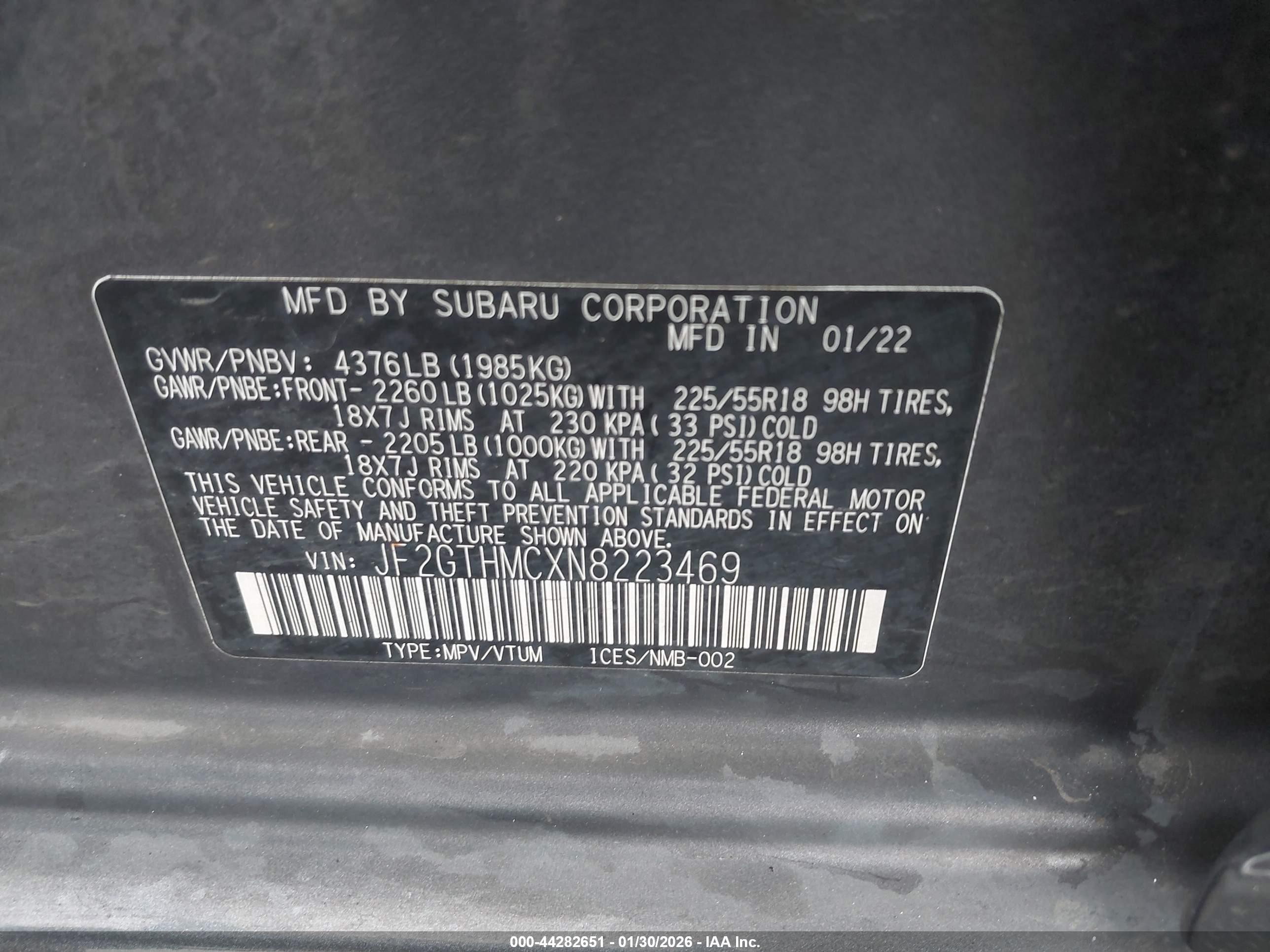 SUBARU CROSSTREK image 9