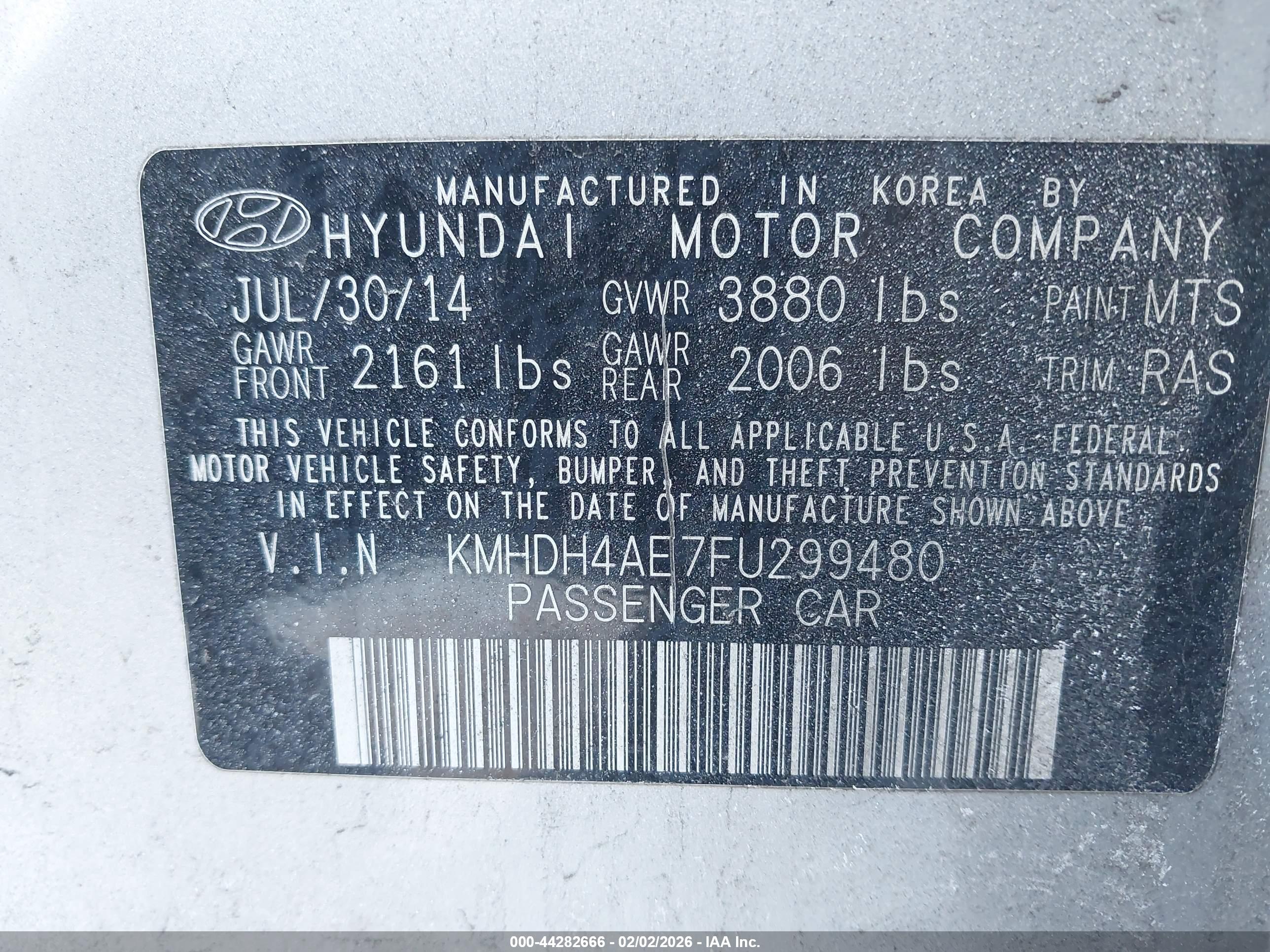 HYUNDAI ELANTRA image 9