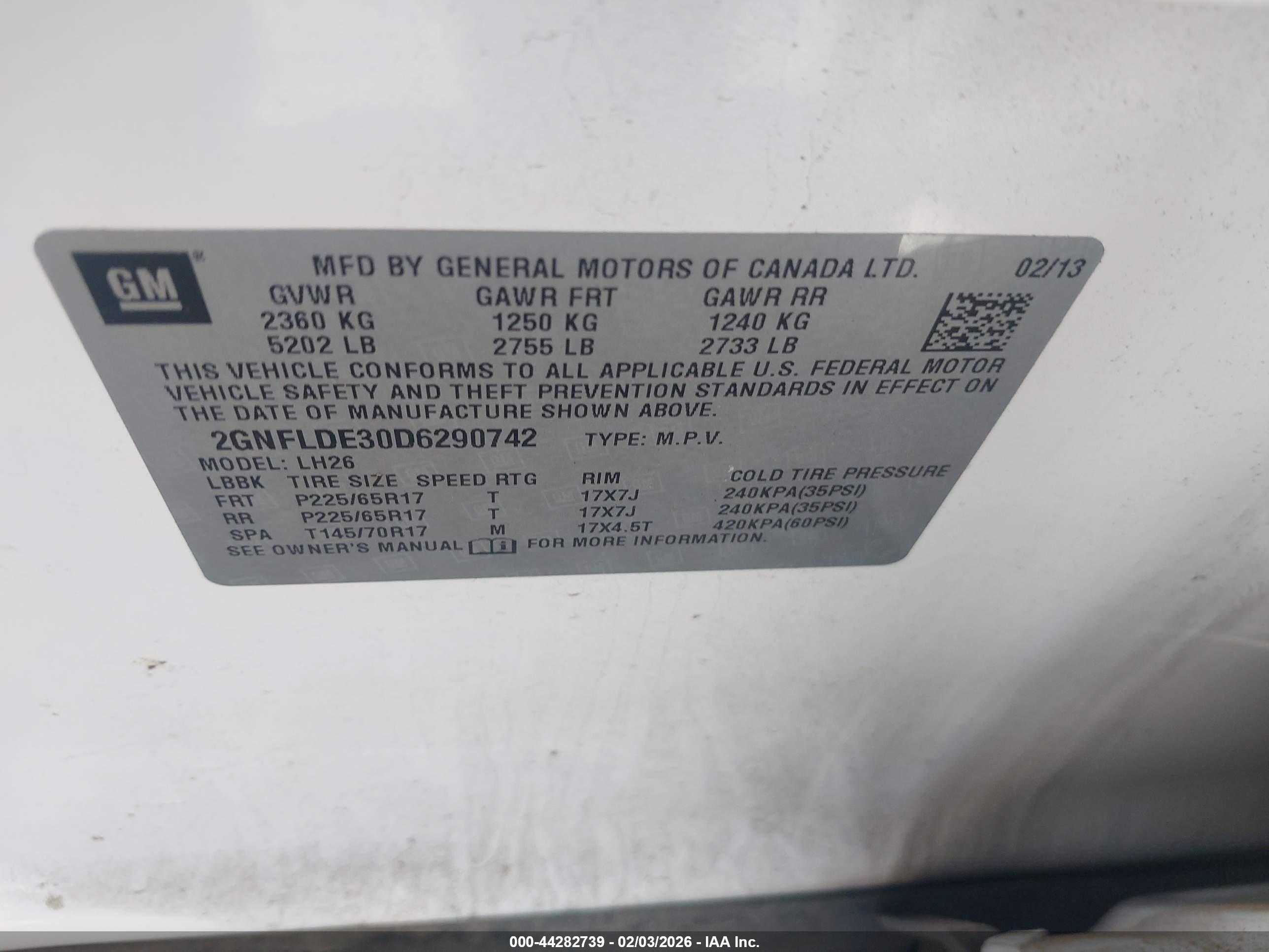 CHEVROLET EQUINOX image 9