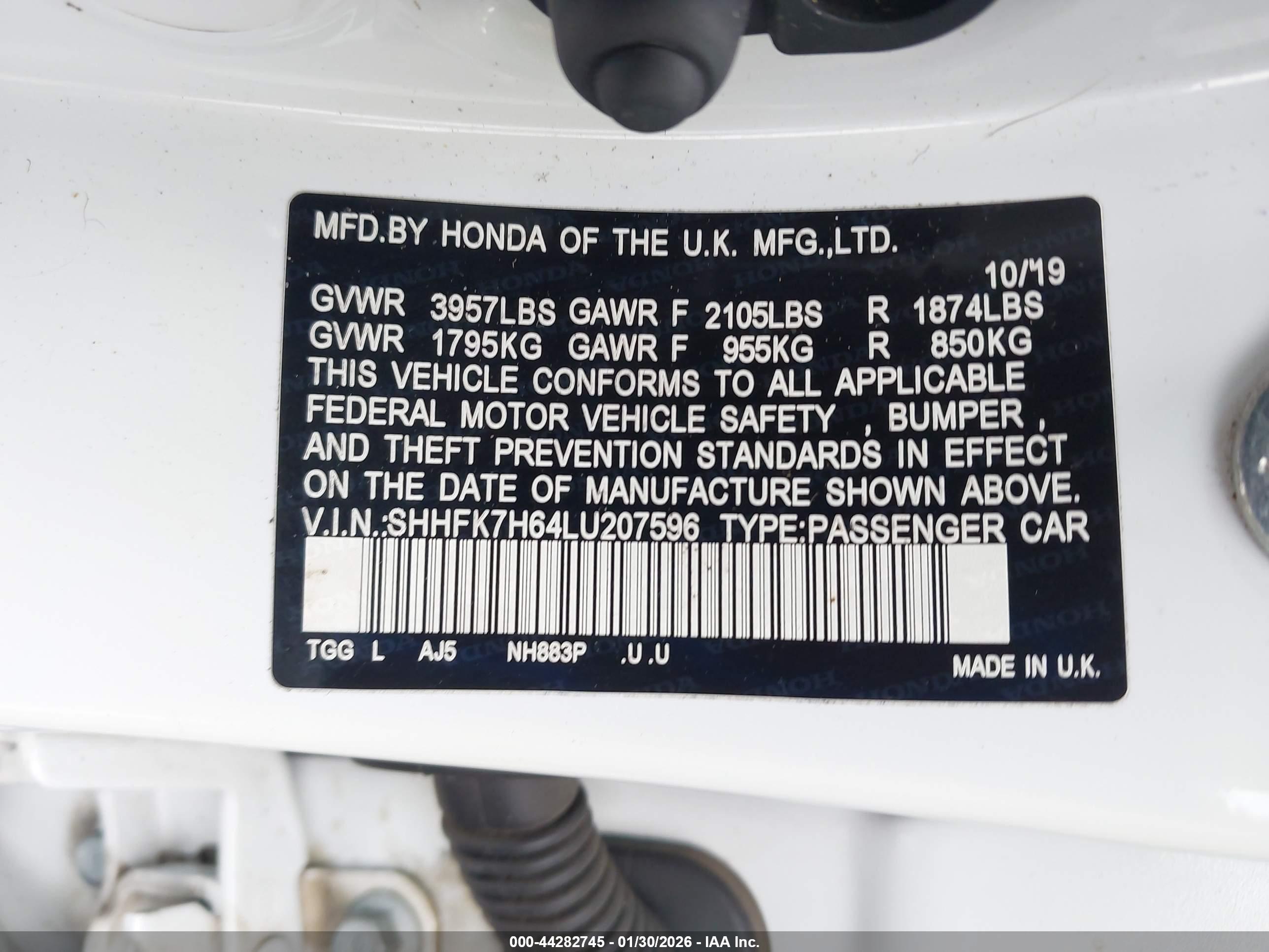 HONDA CIVIC image 9