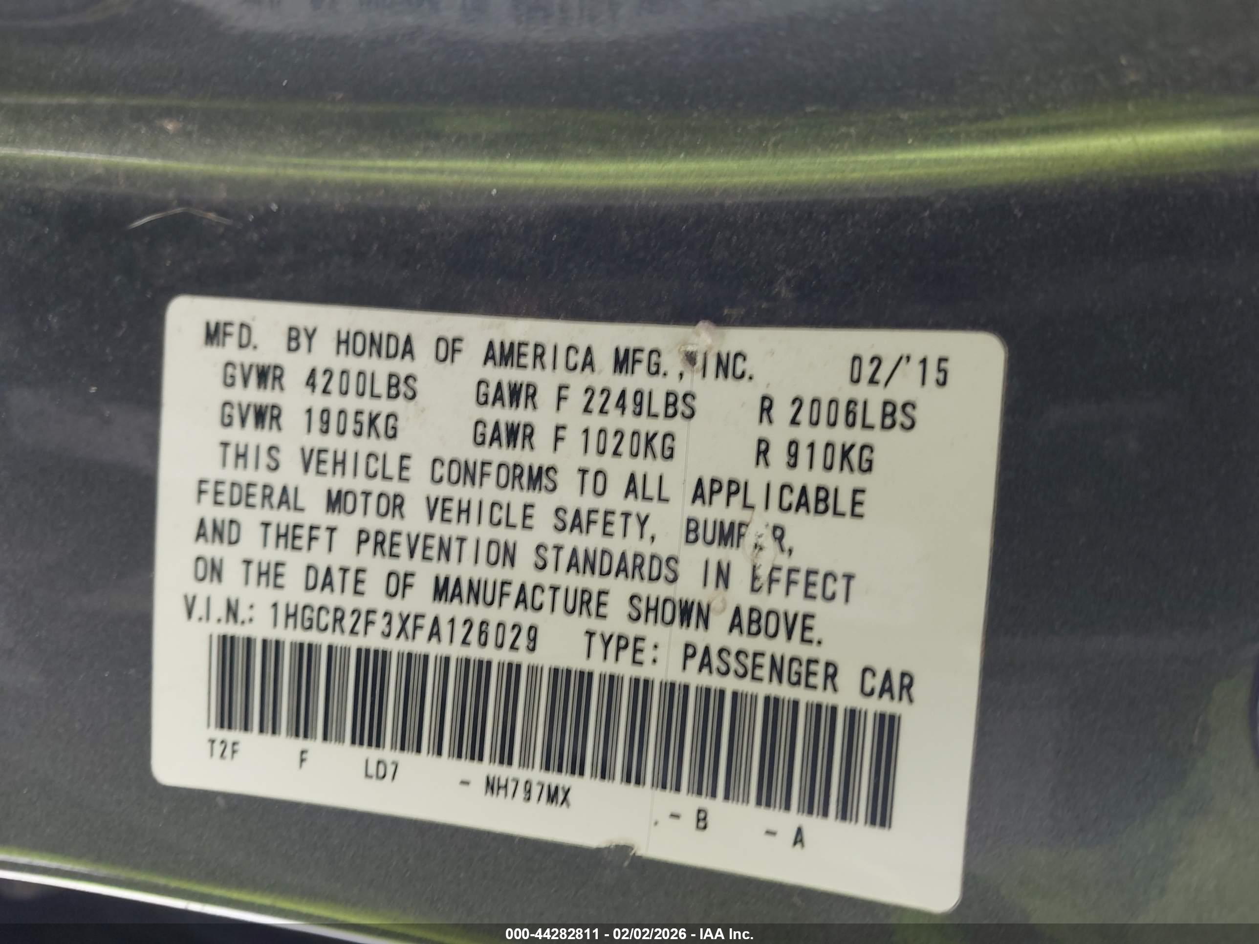 HONDA ACCORD image 9