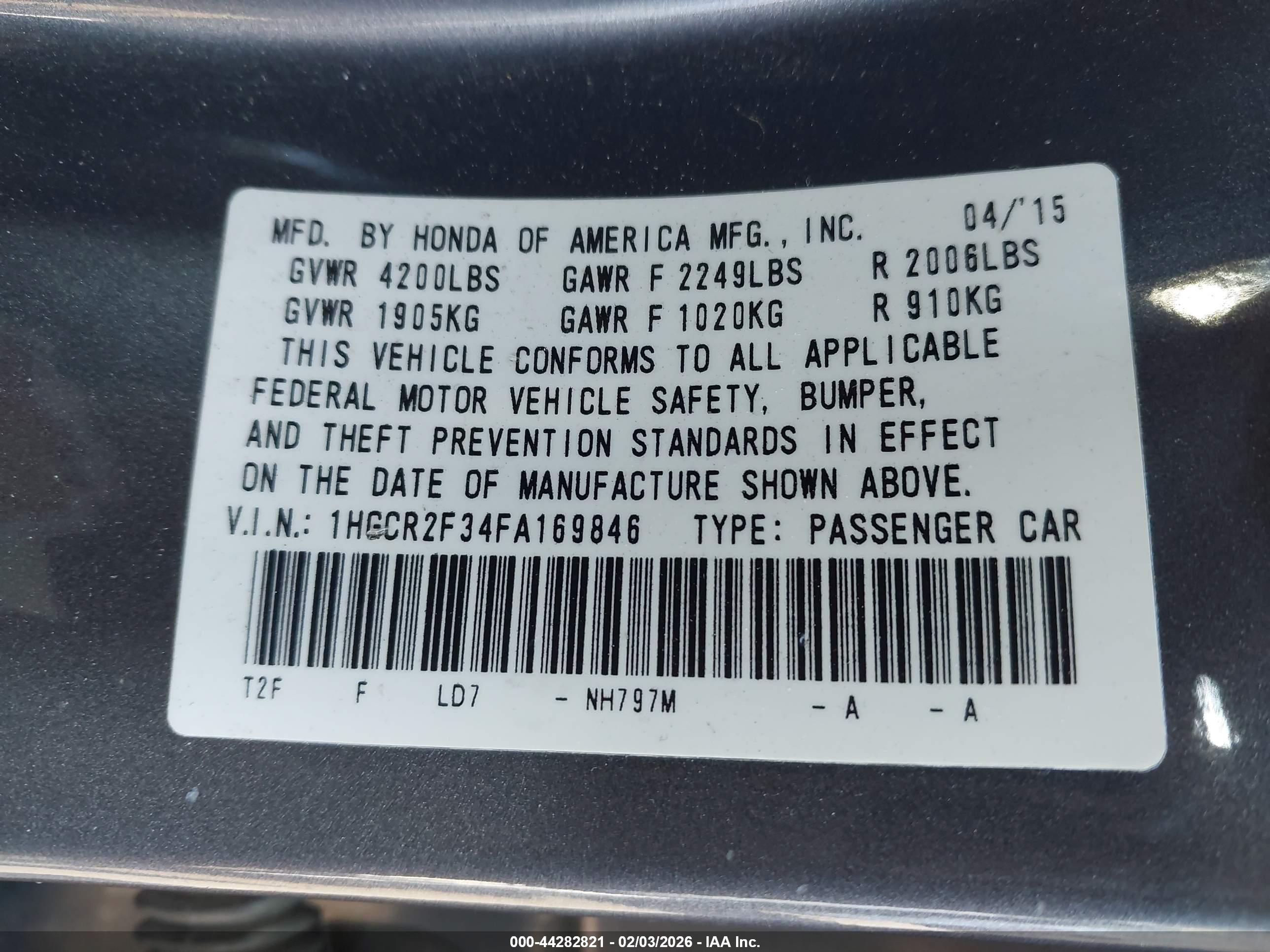 HONDA ACCORD image 9